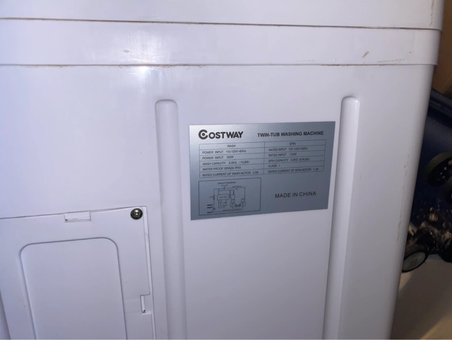 Costway Twin Tub Washing Machine - photo 2