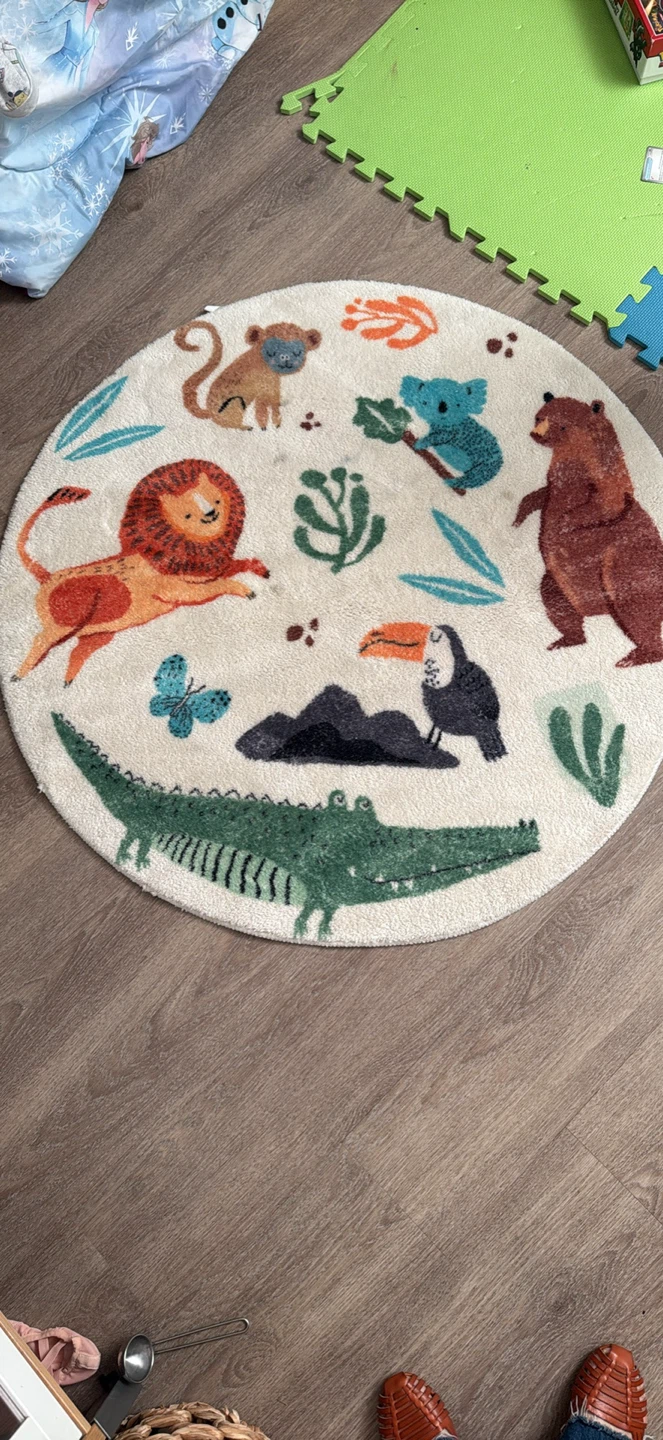 Round Animal Rug