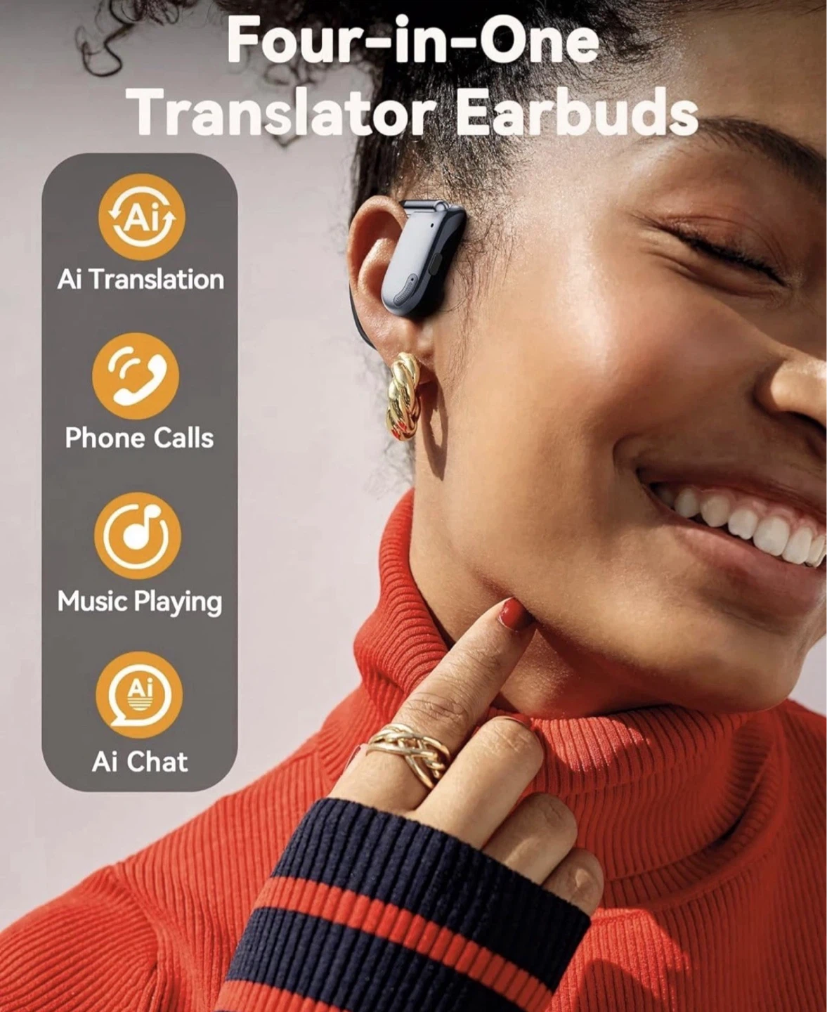 Translation Earbuds Real Time 164 Languages Al Translator - photo 5