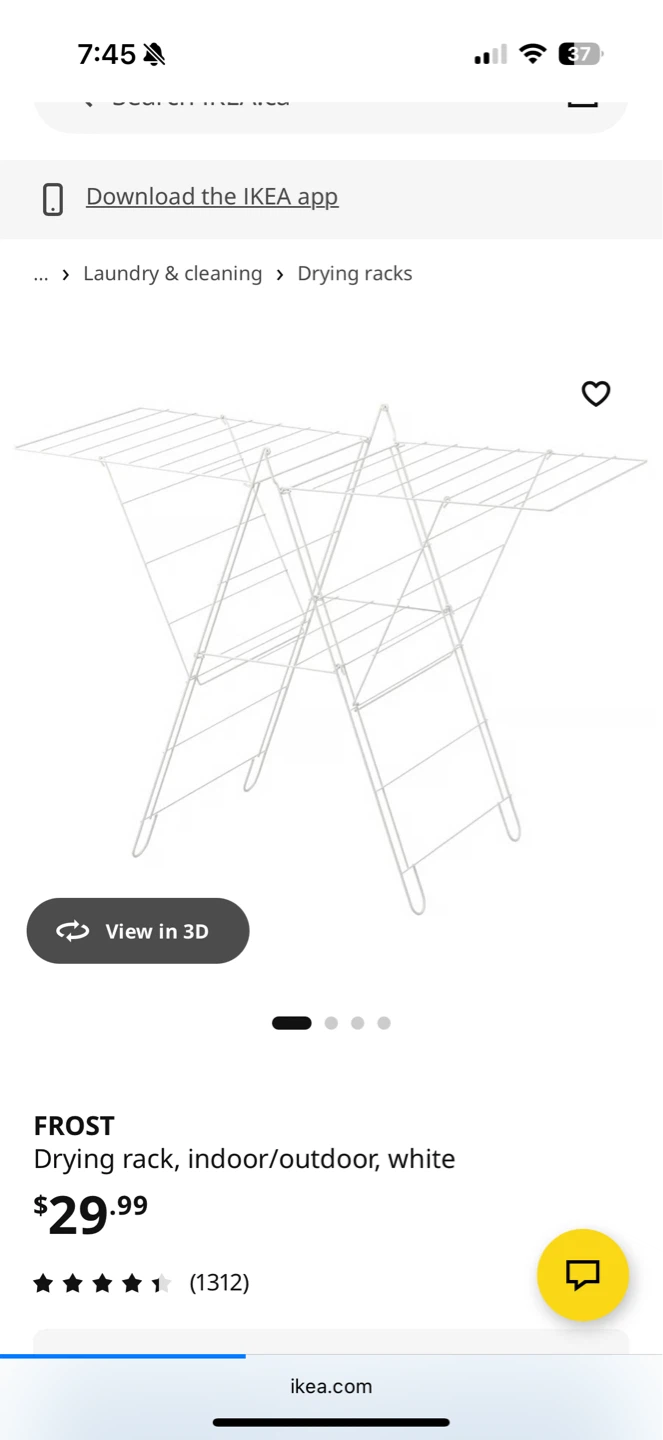IKEA FROST Drying Rack - White - photo 2