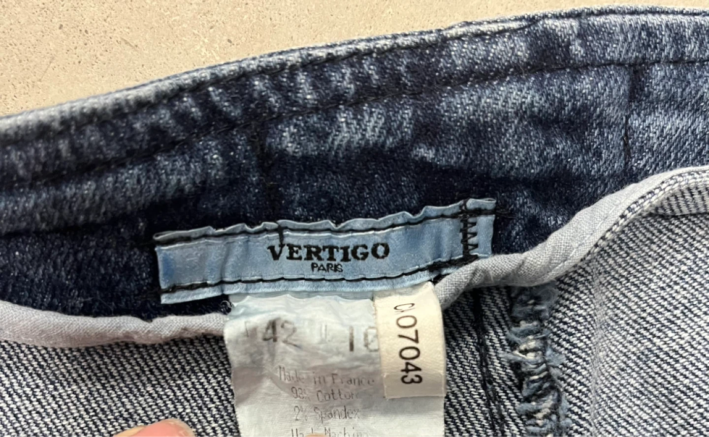 Vertigo Blue Flare Jeans with Embellished Waistband - photo 4