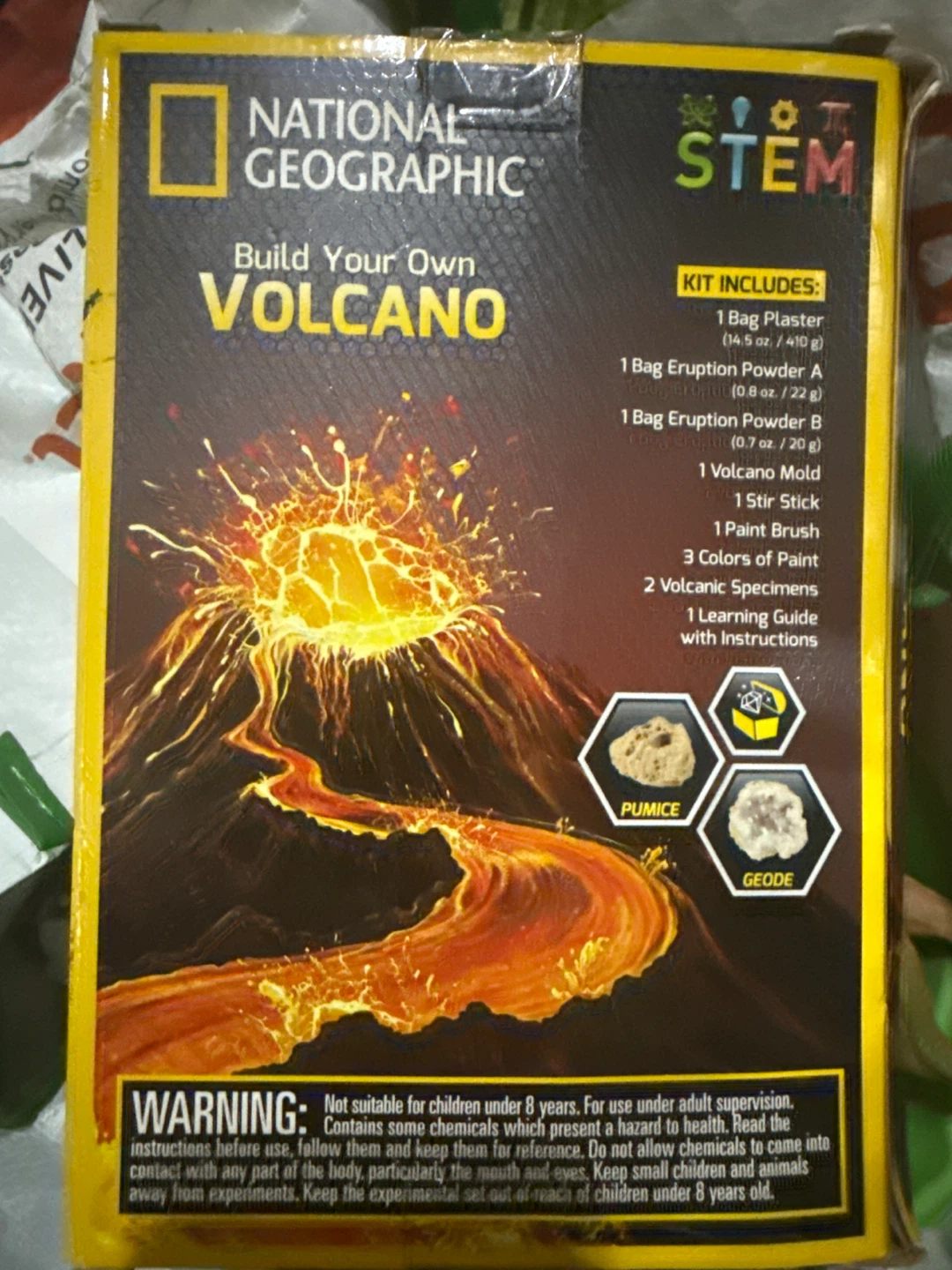 National Geographic Build Your Own Volcano STEM Kit - photo 2
