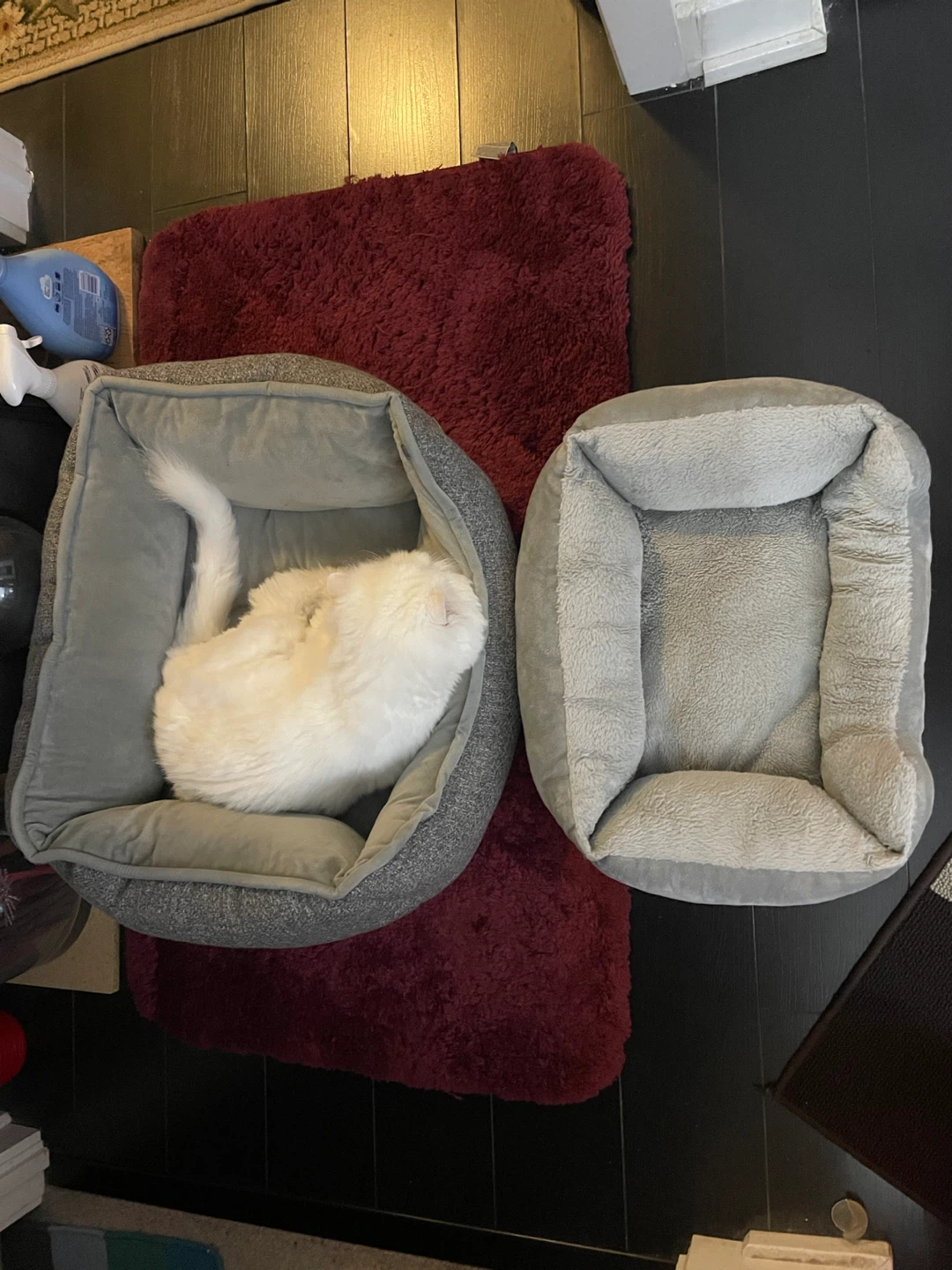 Grey Plush Pet Bed - photo 3