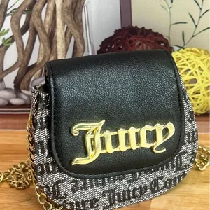 Juicy Couture Black & White Mini Shoulder Bag