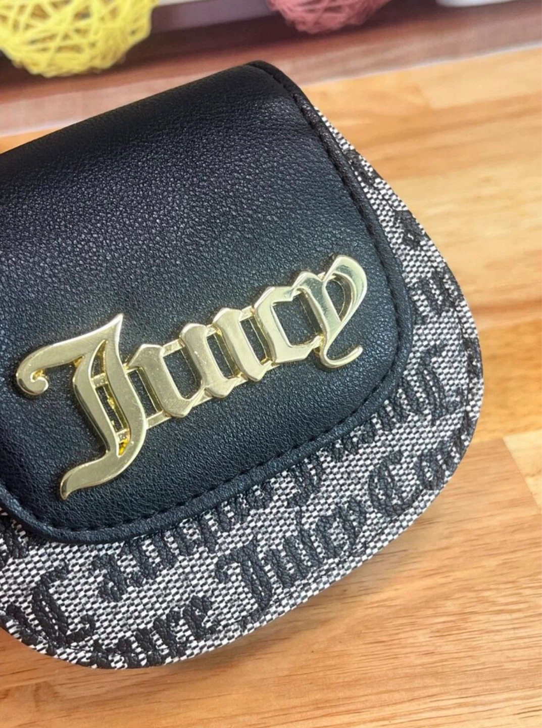Juicy Couture Black & White Mini Shoulder Bag - photo 3