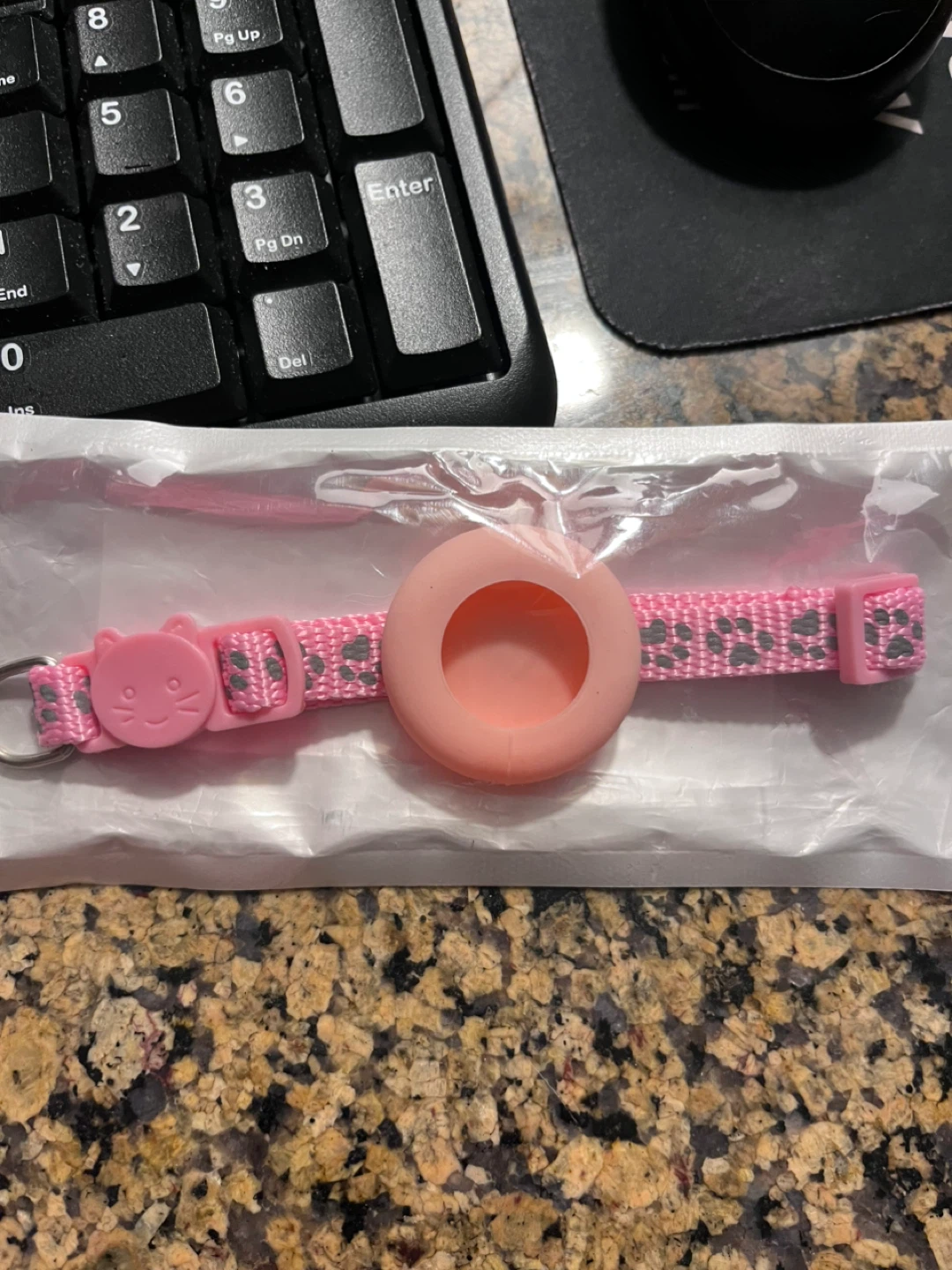 New AirTag Cat Collar - Pink