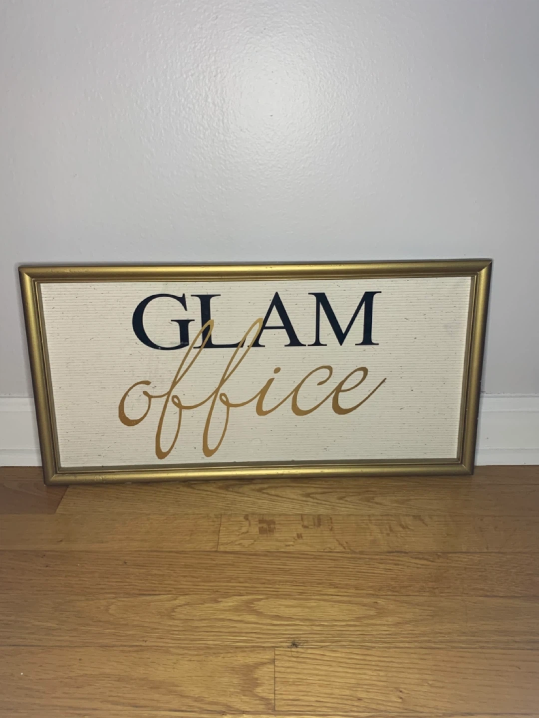 Glam Office Sign