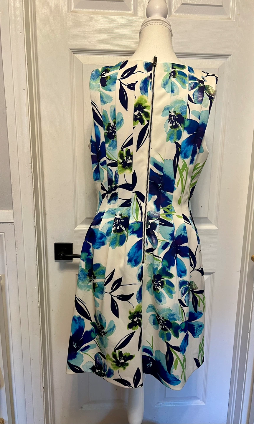 New Floral Sleeveless Dress - L - photo 2