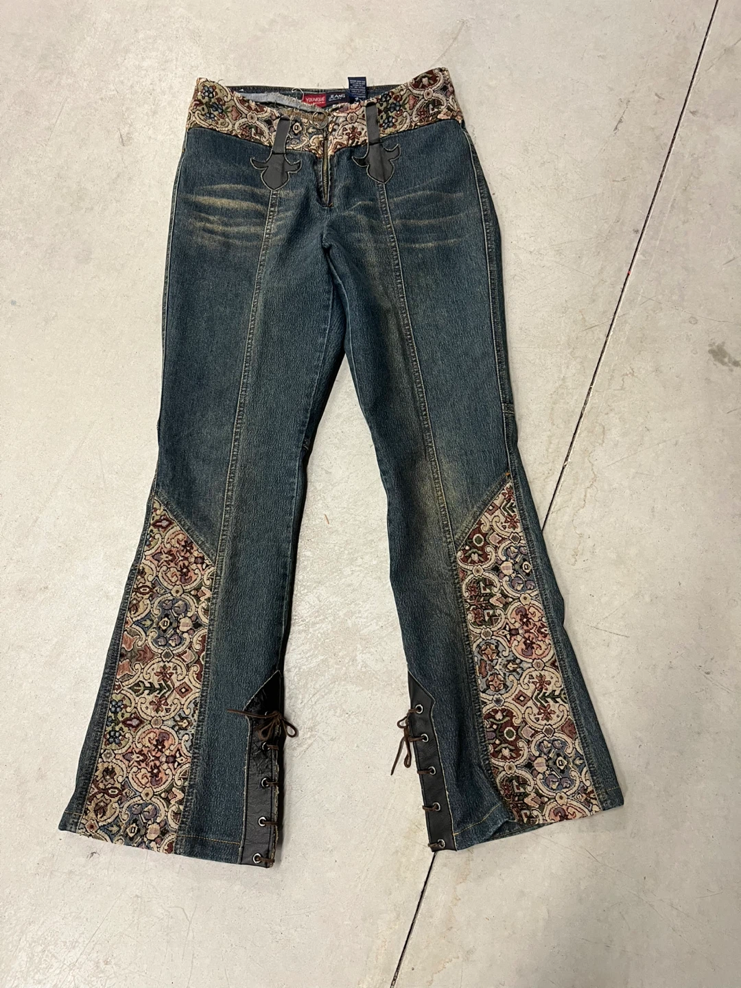 VINTAGE YOUNIQUE JEANS ORIGINAL Flare Pants Size Medium