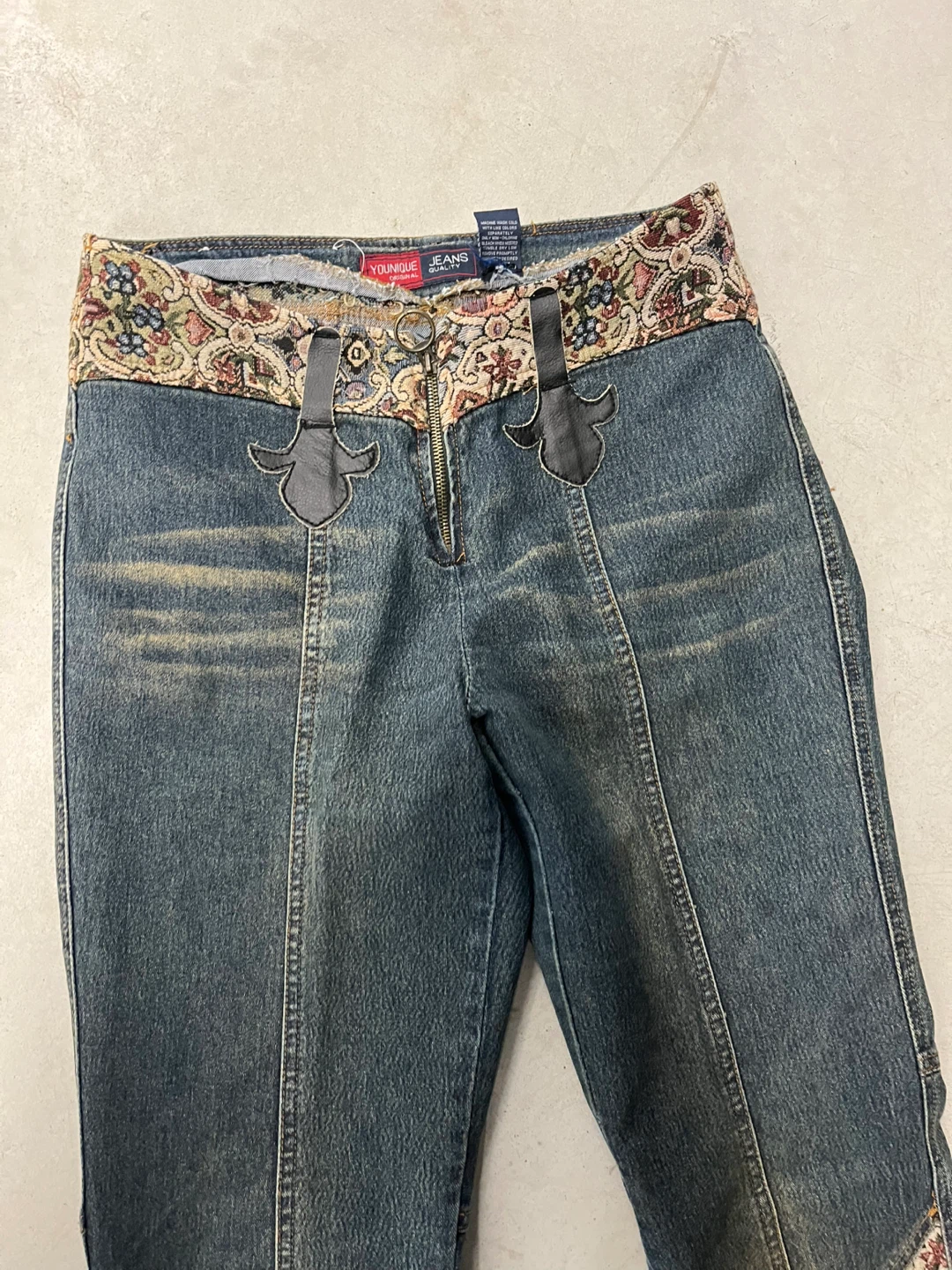 VINTAGE YOUNIQUE JEANS ORIGINAL Flare Pants Size Medium - photo 3