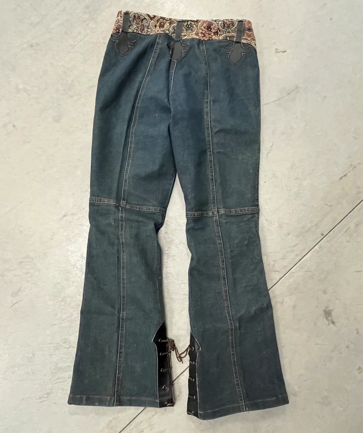VINTAGE YOUNIQUE JEANS ORIGINAL Flare Pants Size Medium - photo 5