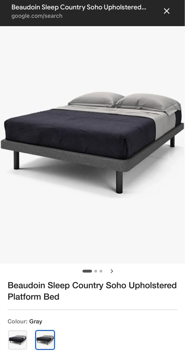 Beaudoin Sleep Country Soho Platform Bed Frame - photo 2