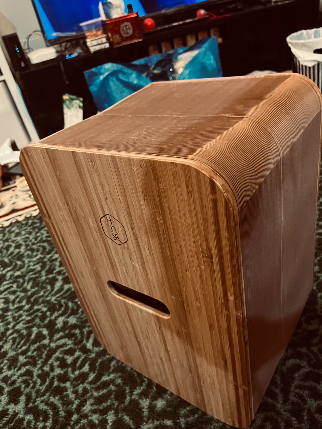 Bamboo Folding Storage Stool台灣紙工藝家具＂十八紙＂ - photo 2