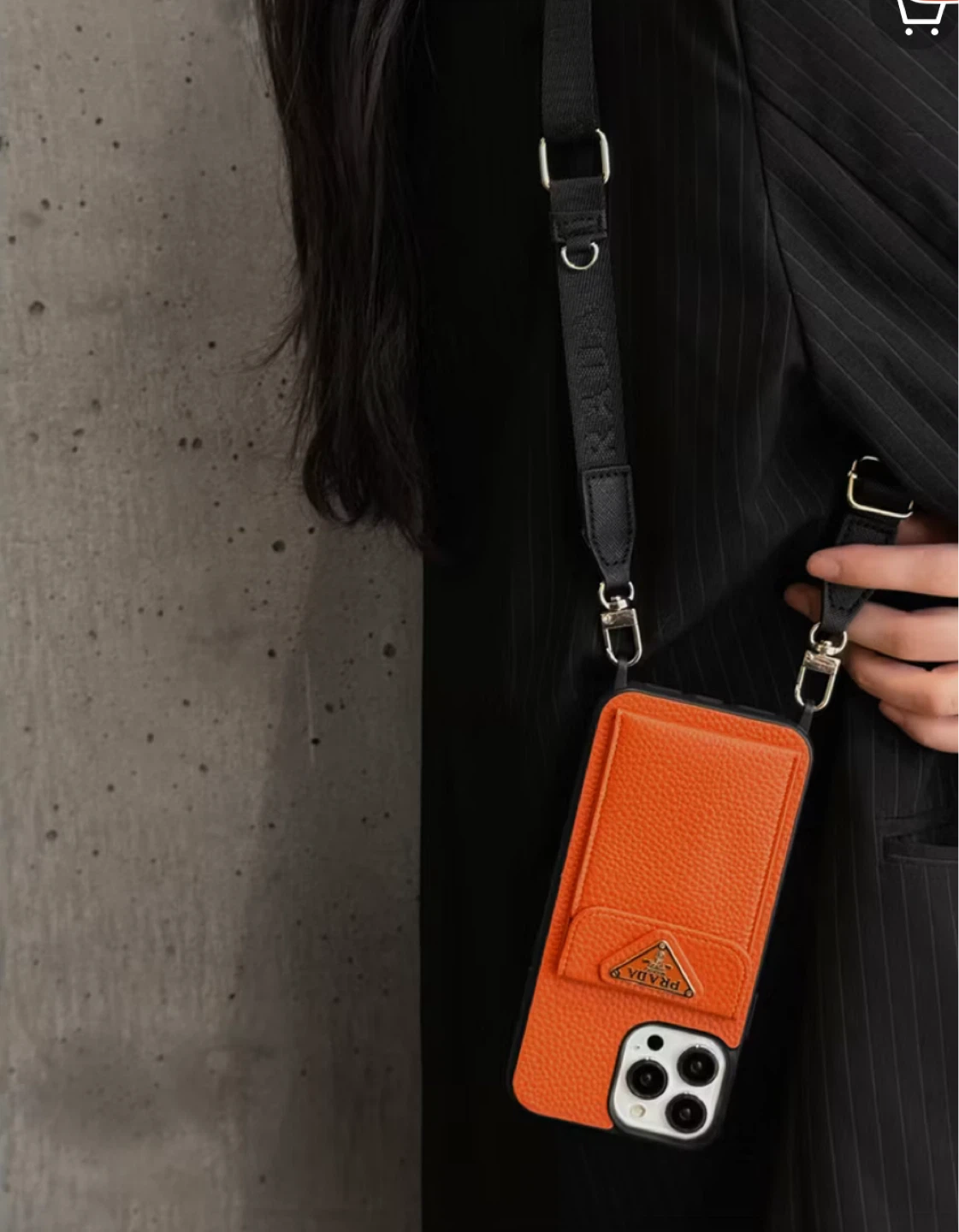 Designer Phone Case with Wallet and Strap - photo 3