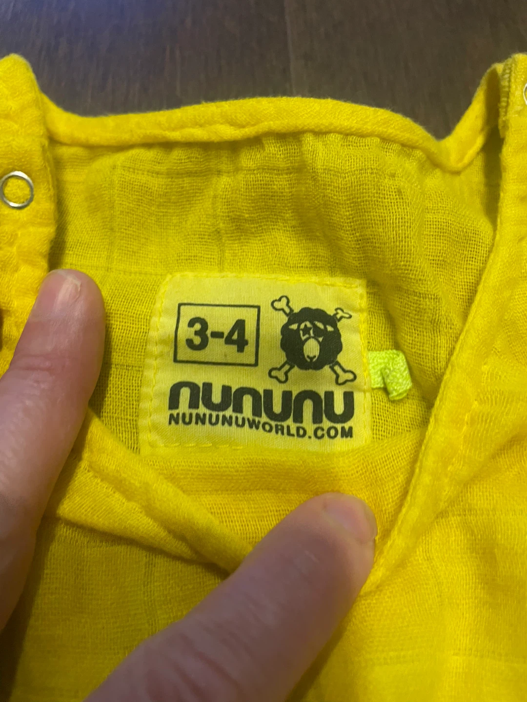 NUNUNU Yellow Romper Jumpsuit 3-4 Years - photo 3