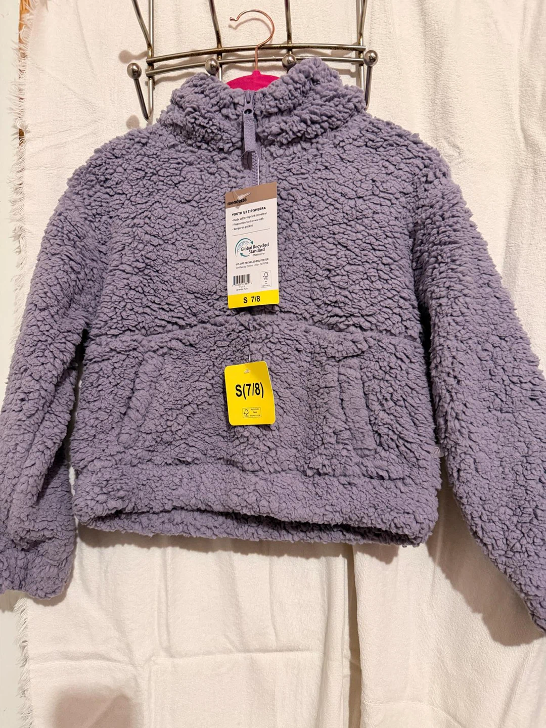 Mondetta Youth 1/2 Zip Sherpa Jacket S (7/8)