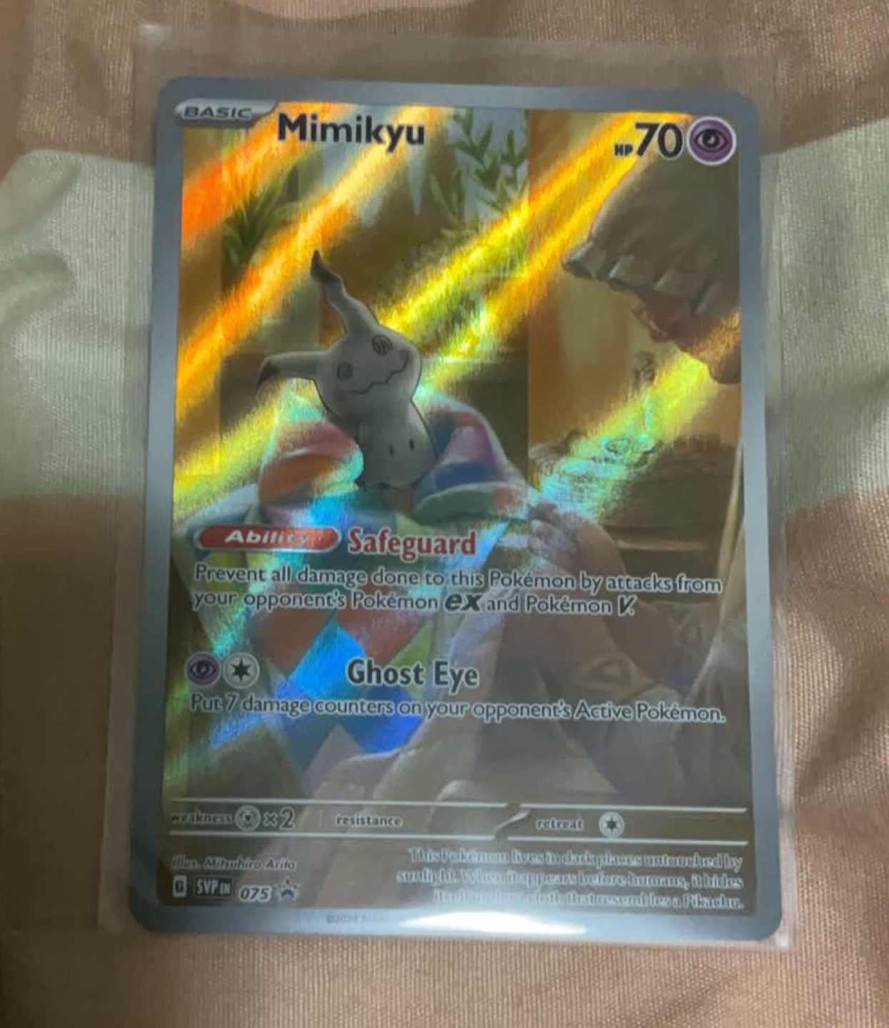 Mimikyu Basic Pokémon Card - HP 70