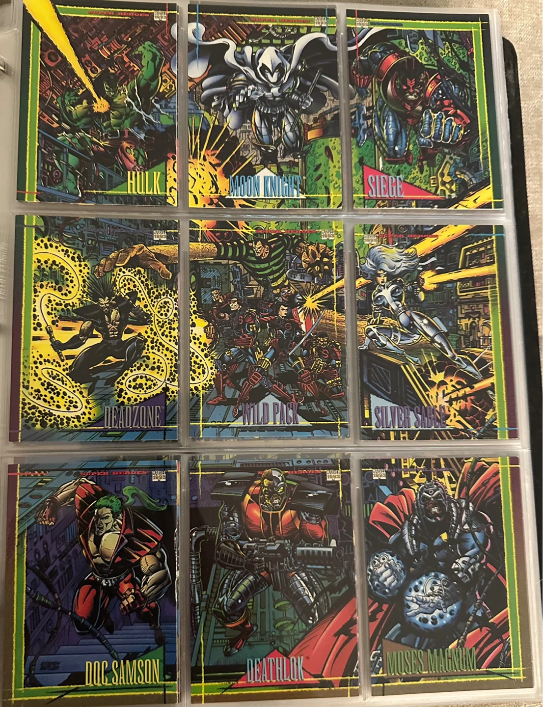 1993 Marvel/Skybox  Trading Card Series (175/180 Cards)