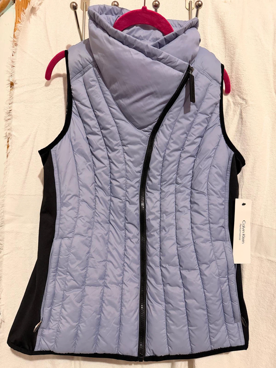 Calvin Klein Performance Puffer Vest - Light Blue