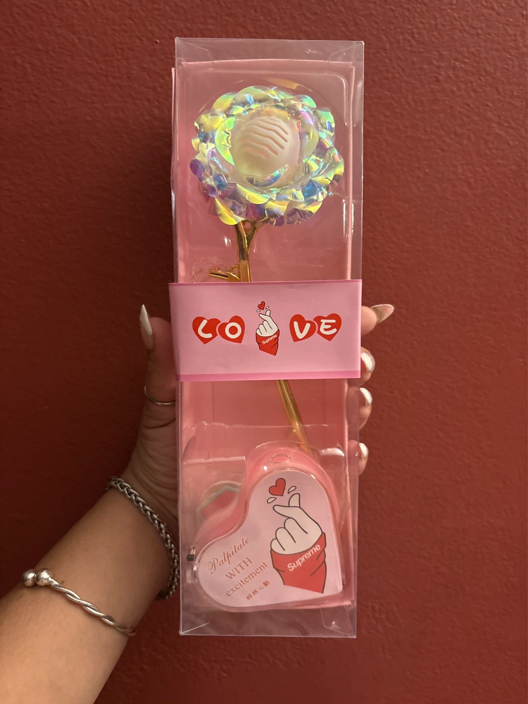 Supreme Galaxy Rose defuser with light and scent