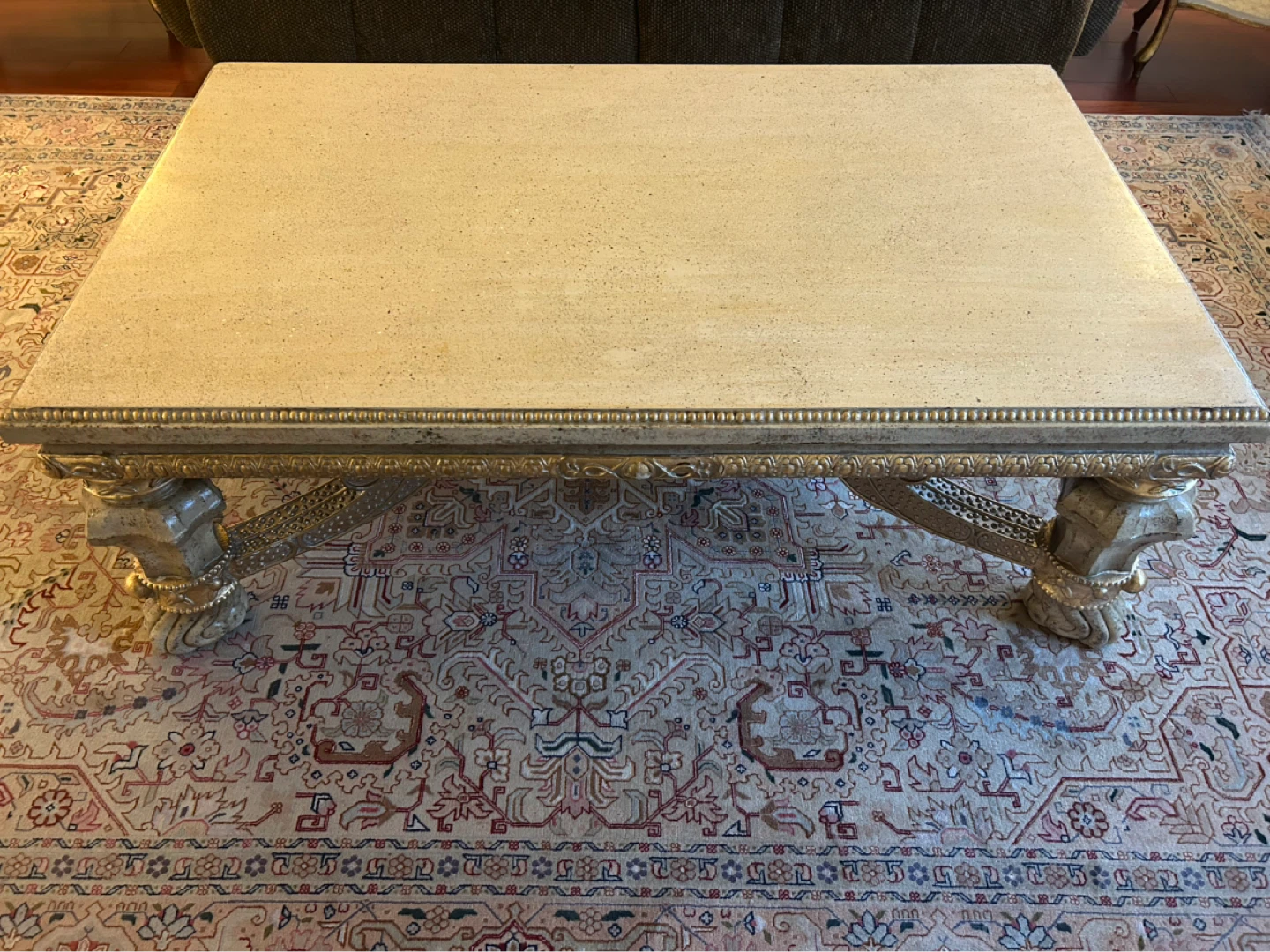Ornate Carved Coffee Table - photo 3