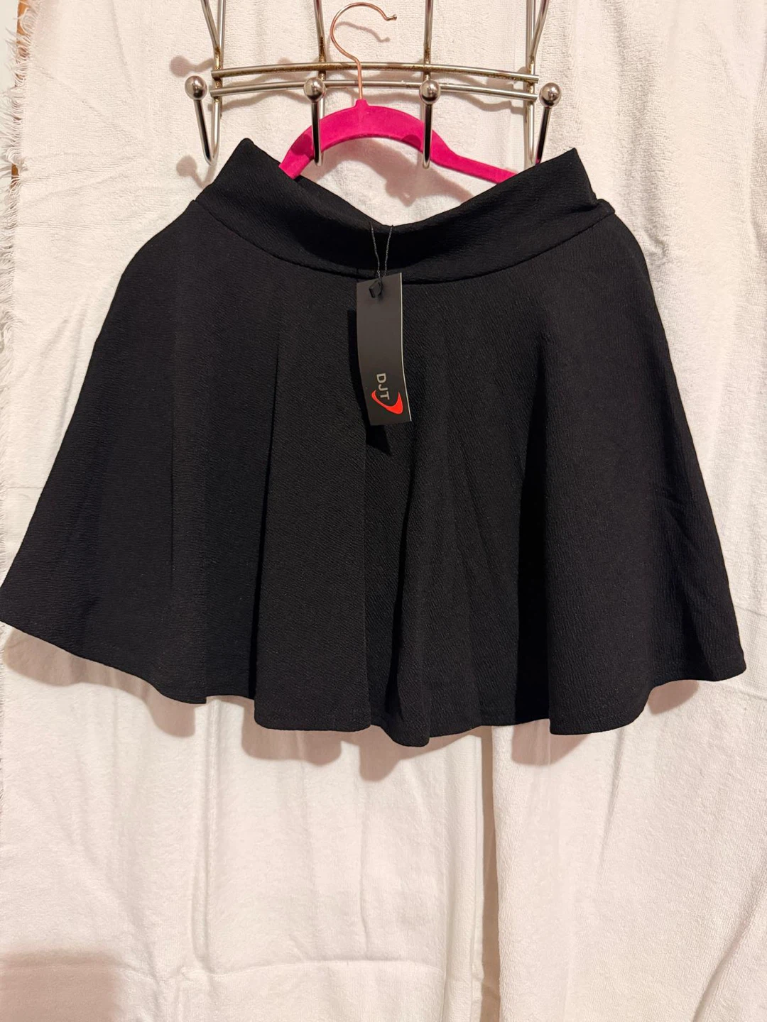 DJT Black A-line Skirt
