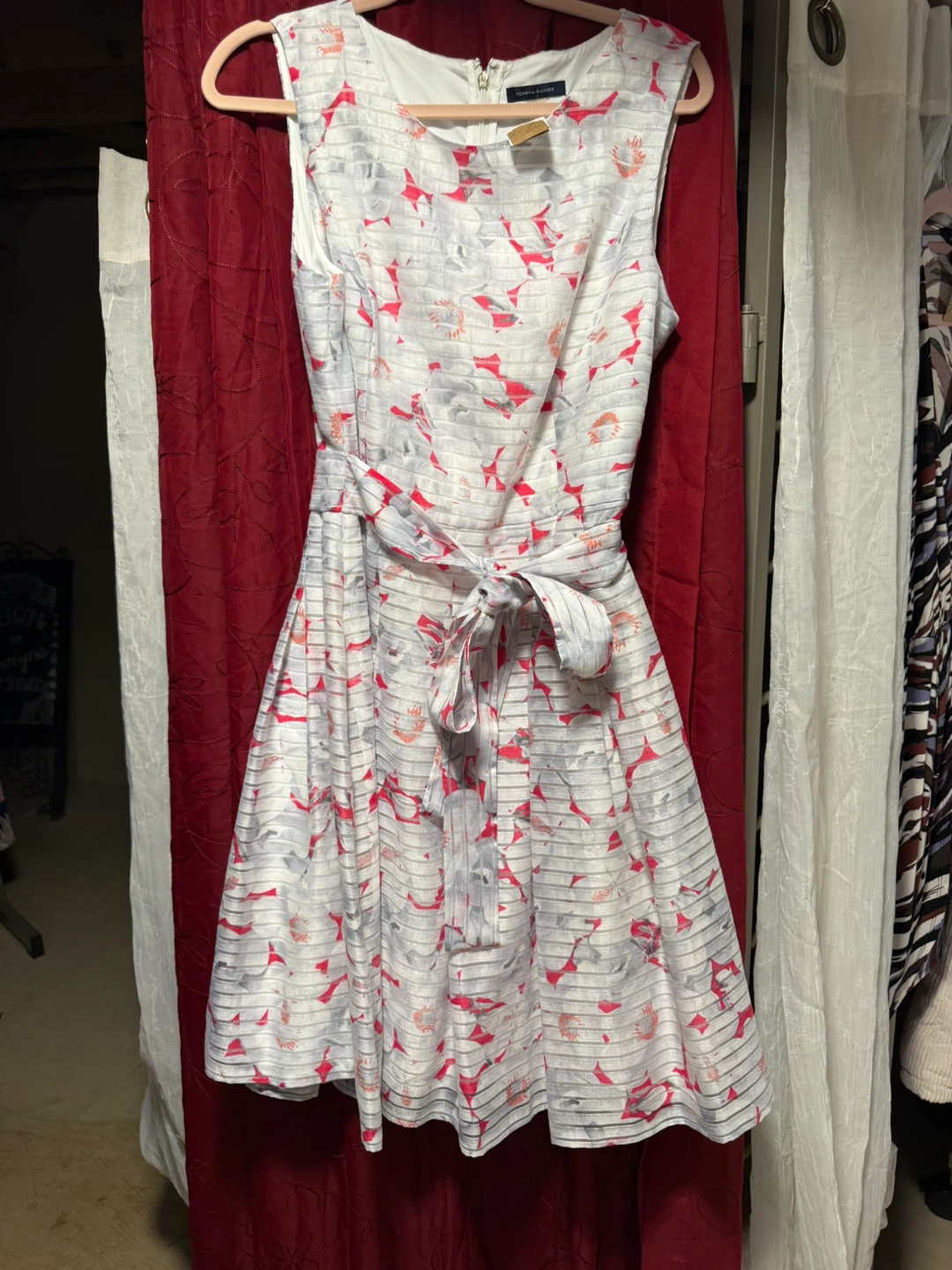 Tommy Hilfiger W Floral Print Fit & Flare Dress Size 14 - photo 2