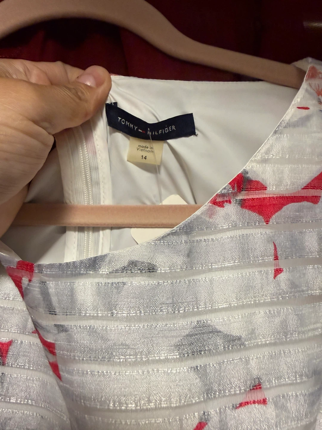Tommy Hilfiger W Floral Print Fit & Flare Dress Size 14 - photo 4