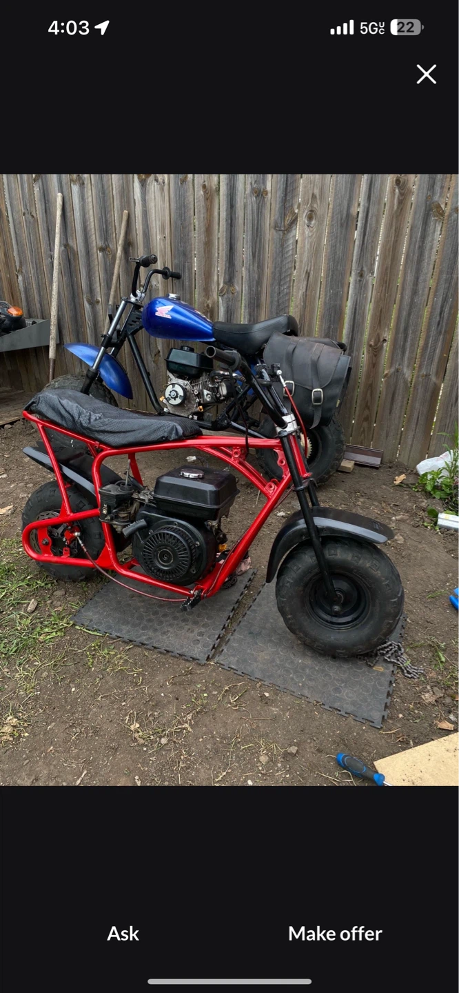 Red Mini Bike
