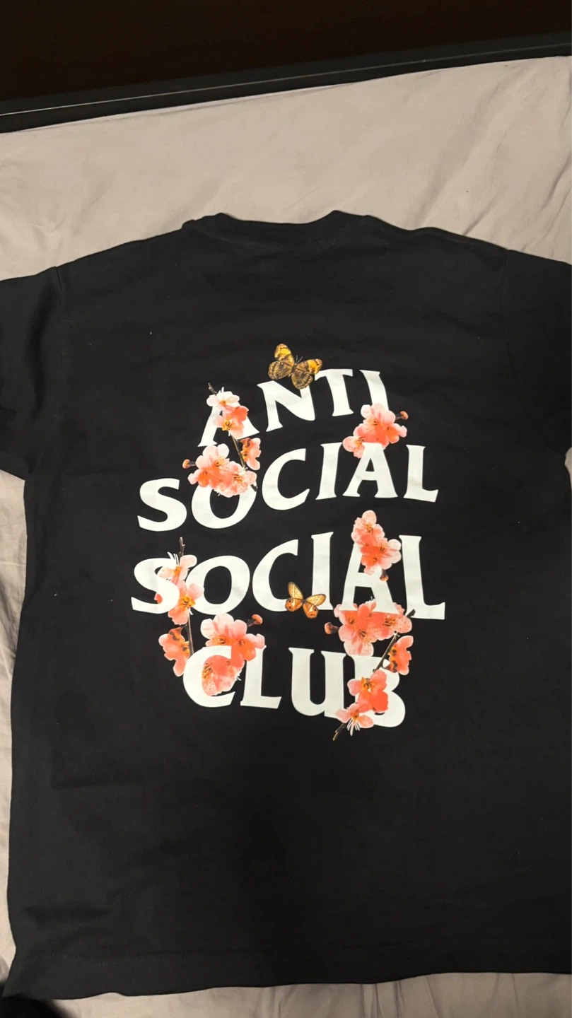 Anti Social Social Club Black Cotton T-Shirt - Size M - photo 2