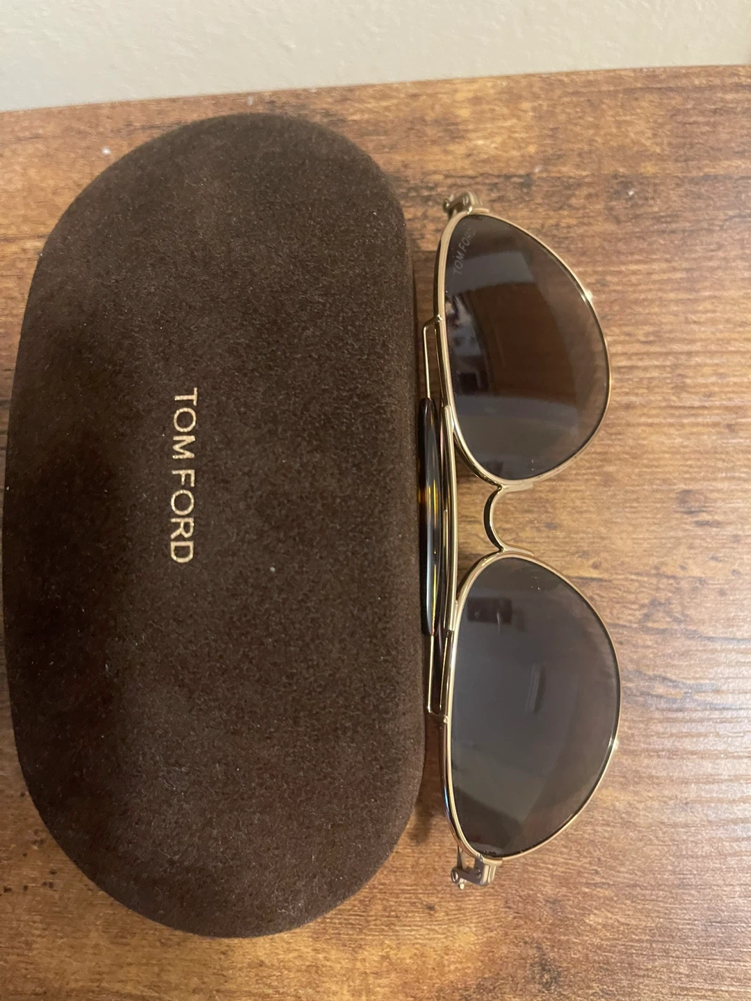 Tom Ford Aviator Sunglasses with Case - photo 2