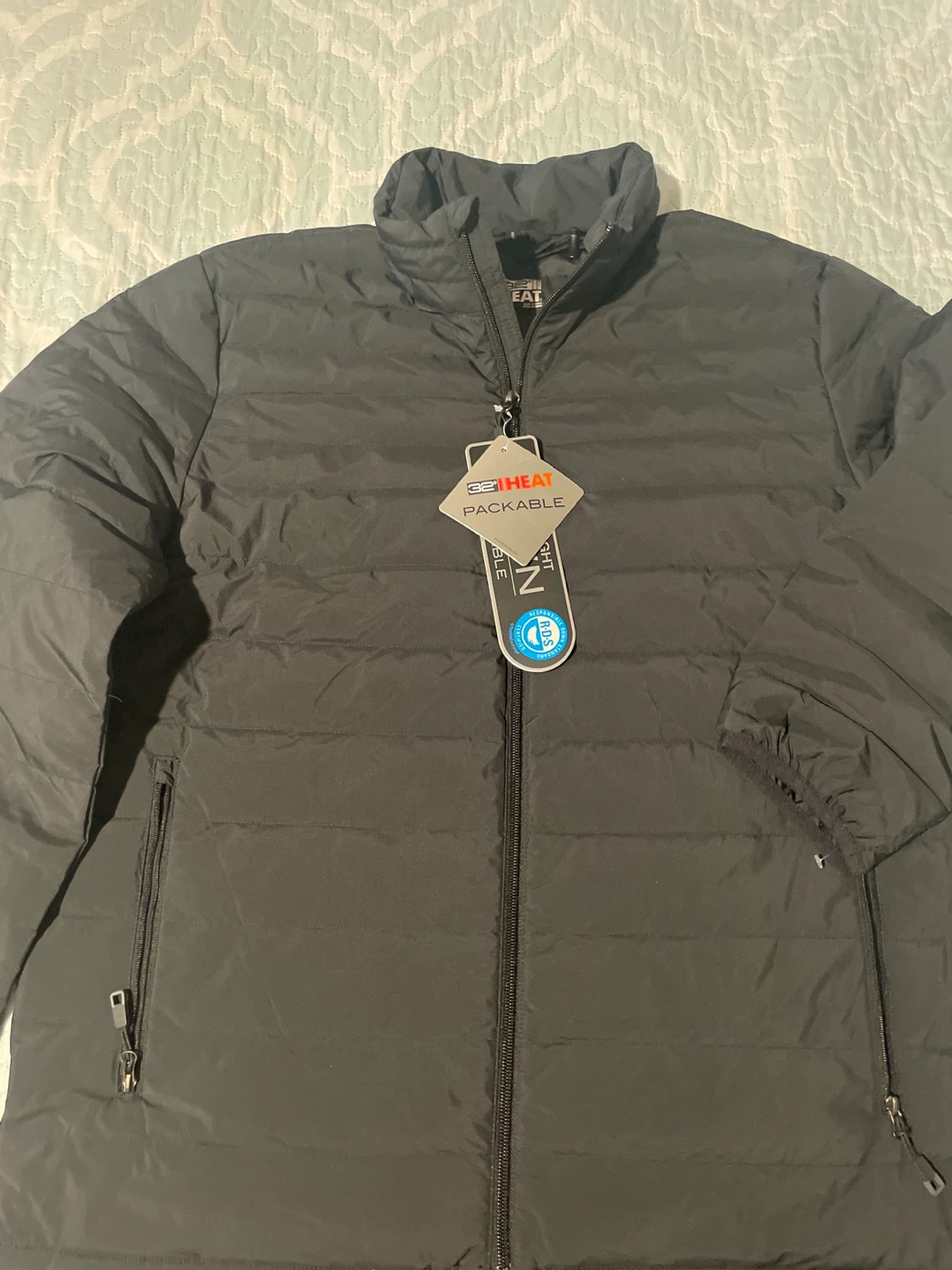 32 Degrees Heat Packable Down Jacket M/M Black
