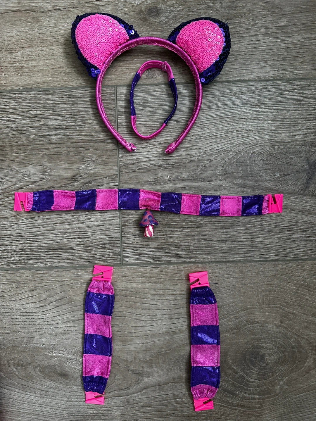Pink and Purple Sequin Cosplay Costume Set - photo 5