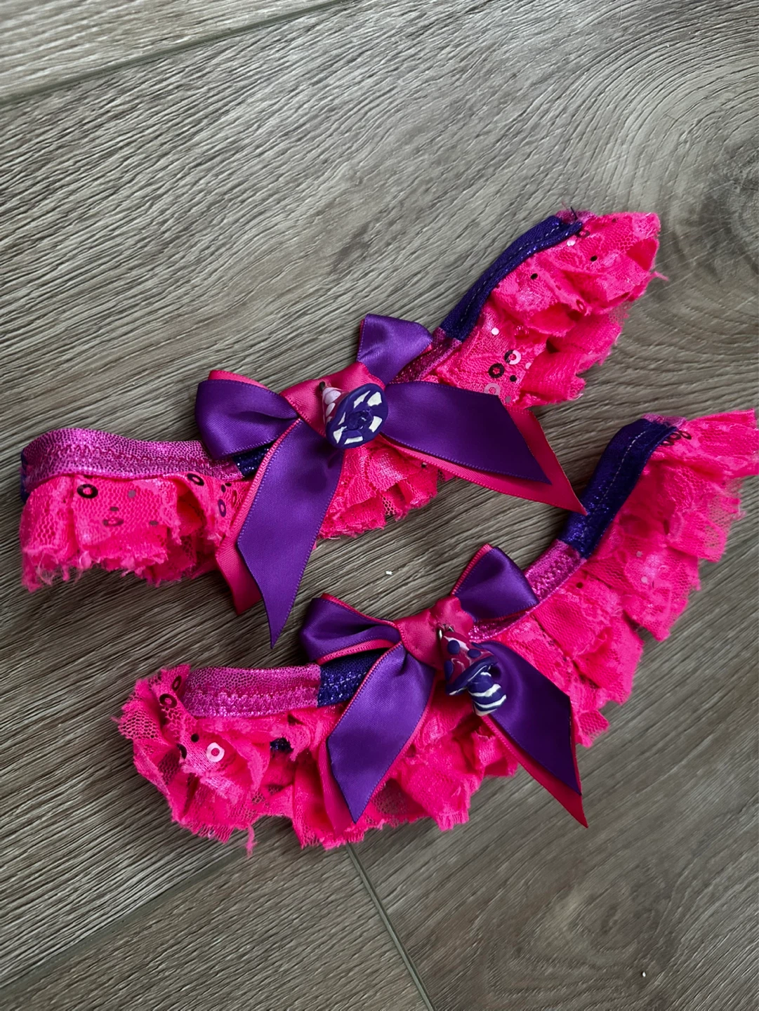Pink and Purple Sequin Cosplay Costume Set - photo 4