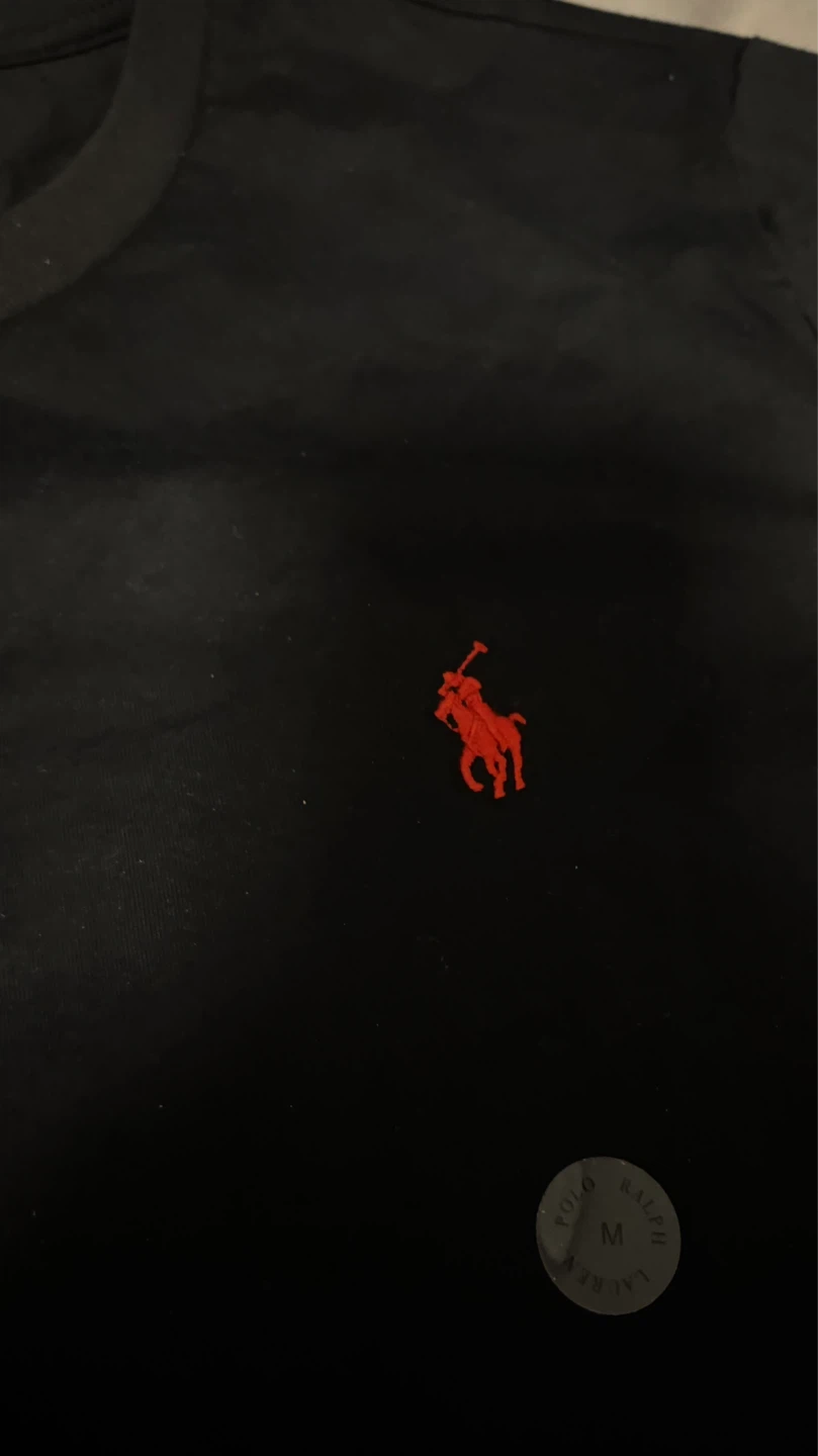 Polo Ralph Lauren Men's Black Custom Slim Fit T-Shirt - Size M - photo 2