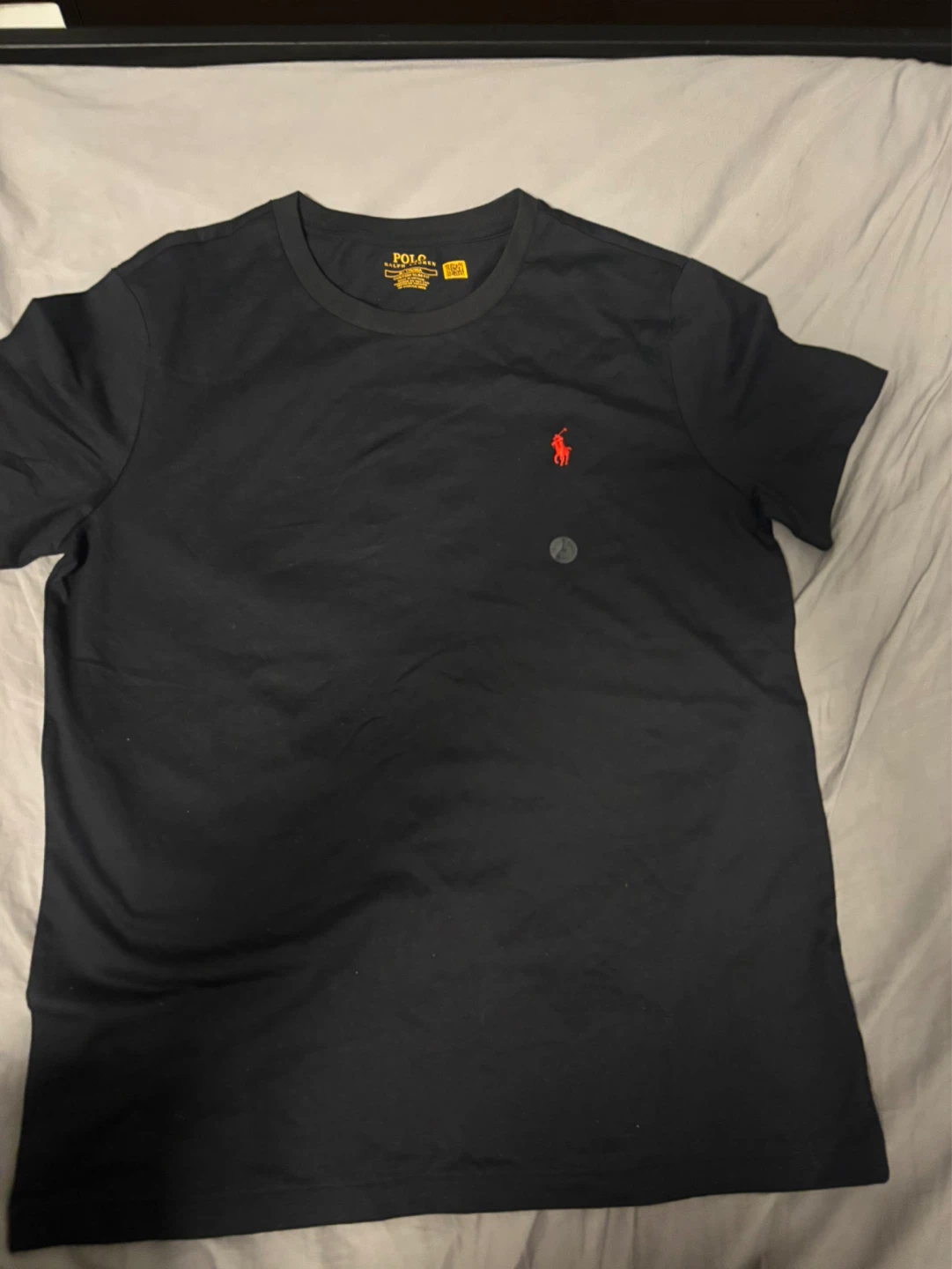 Polo Ralph Lauren Men's Black Custom Slim Fit T-Shirt - Size M