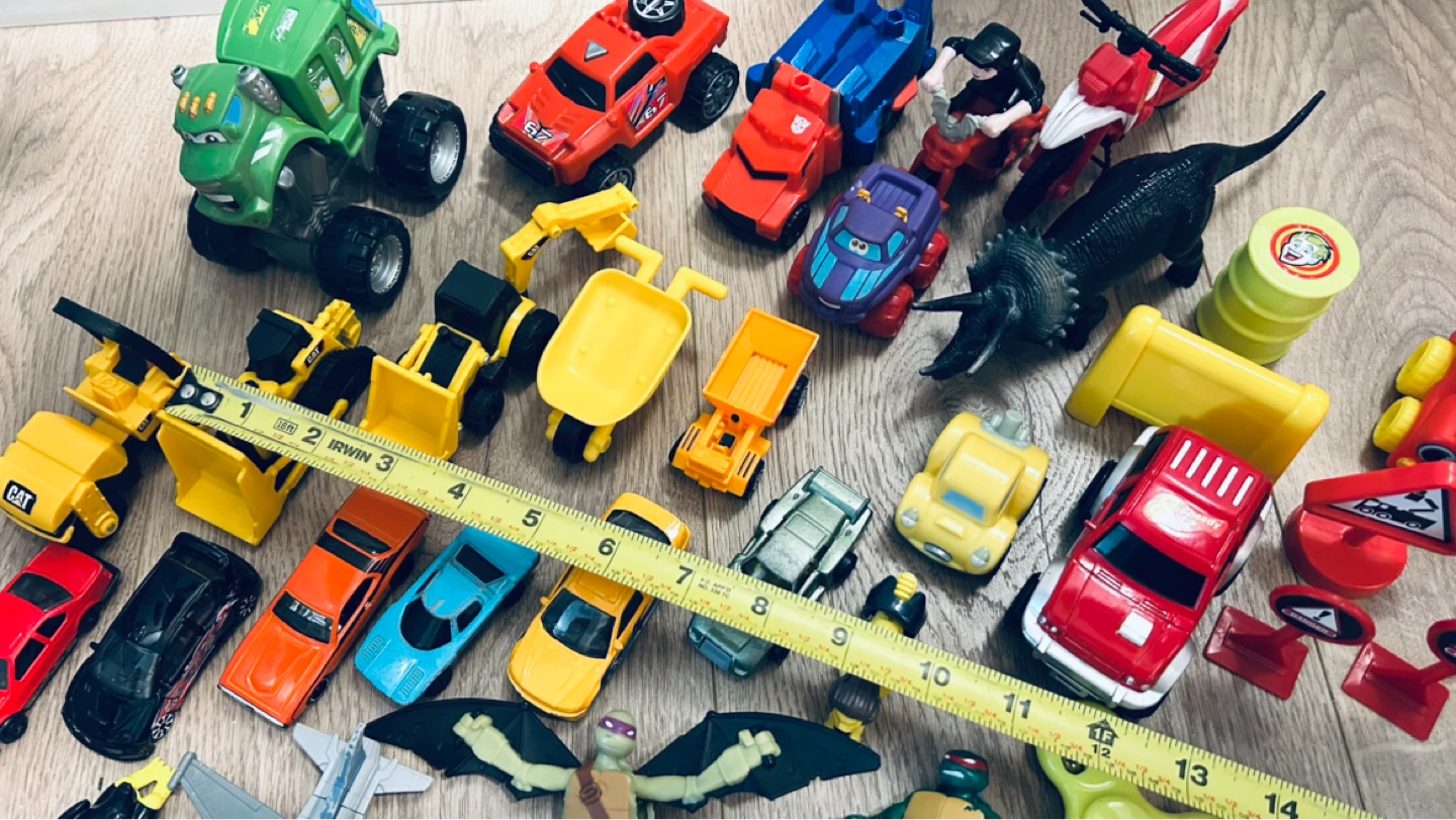 Toy Lot – Cars, Construction Vehicles, TMNT & Mixed Toys Bundle - photo 4