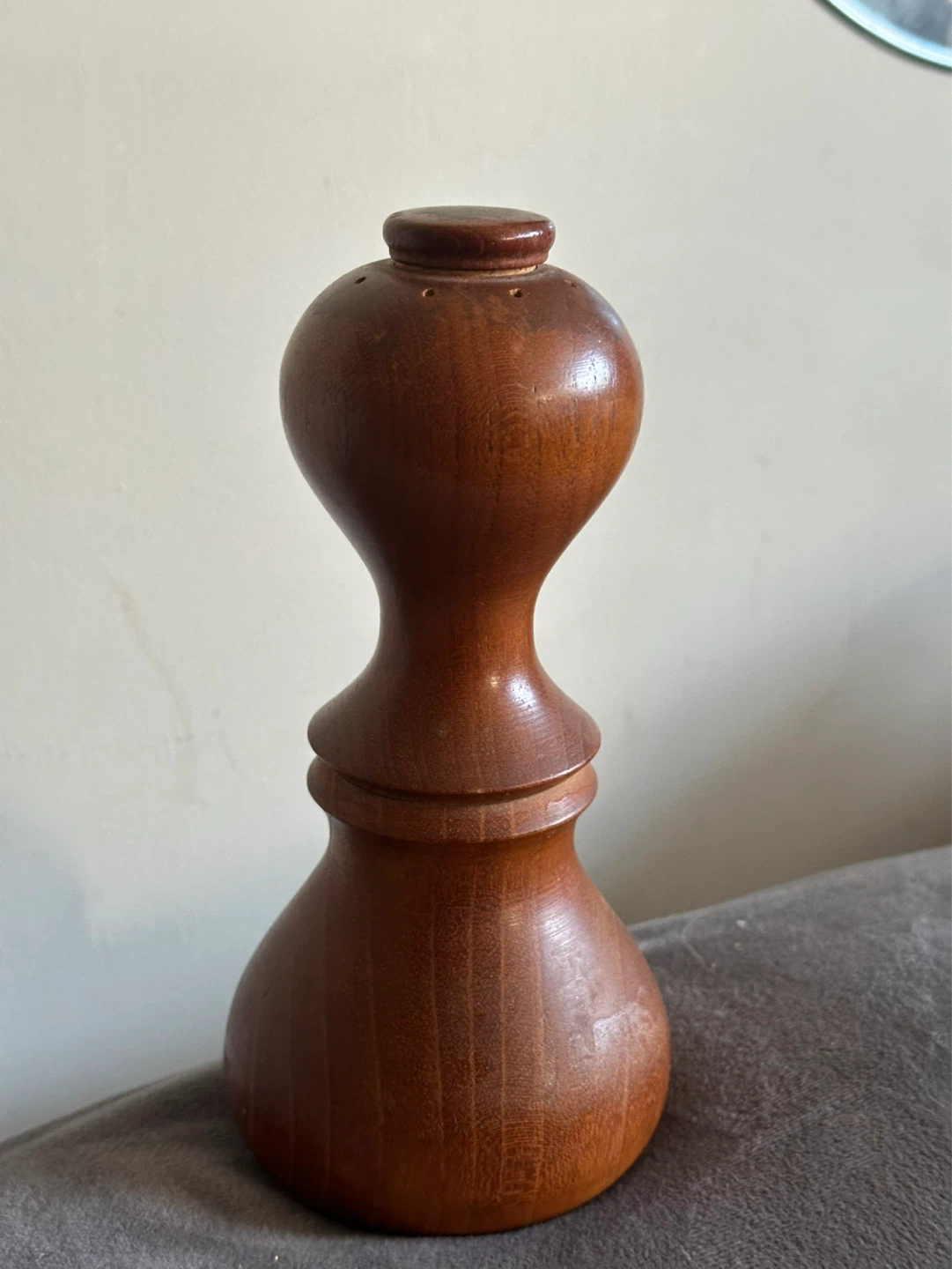 Jens Quistgaard Dansk  teak hourglass salt and pepper mill - photo 3