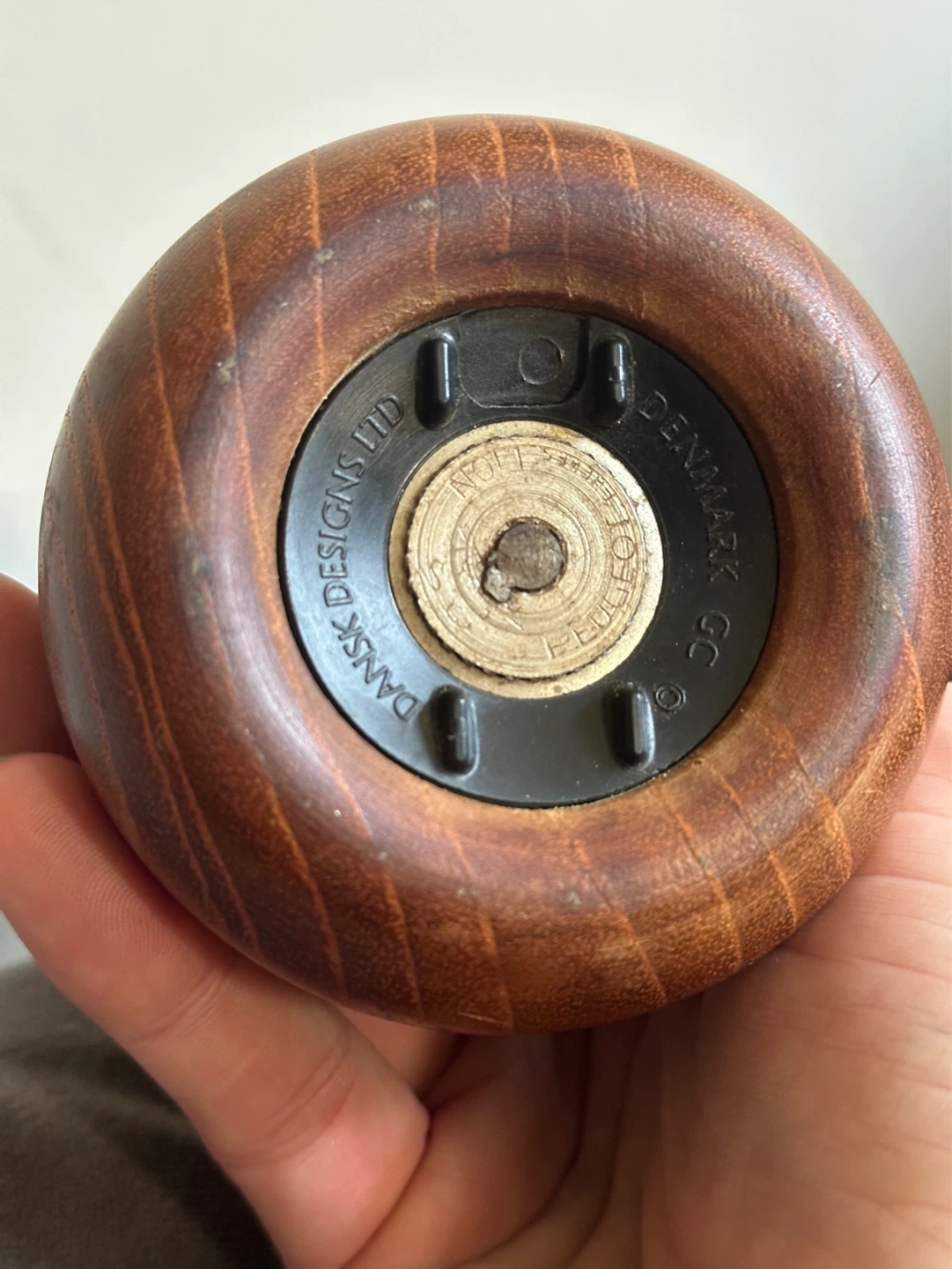 Jens Quistgaard Dansk  teak hourglass salt and pepper mill - photo 5