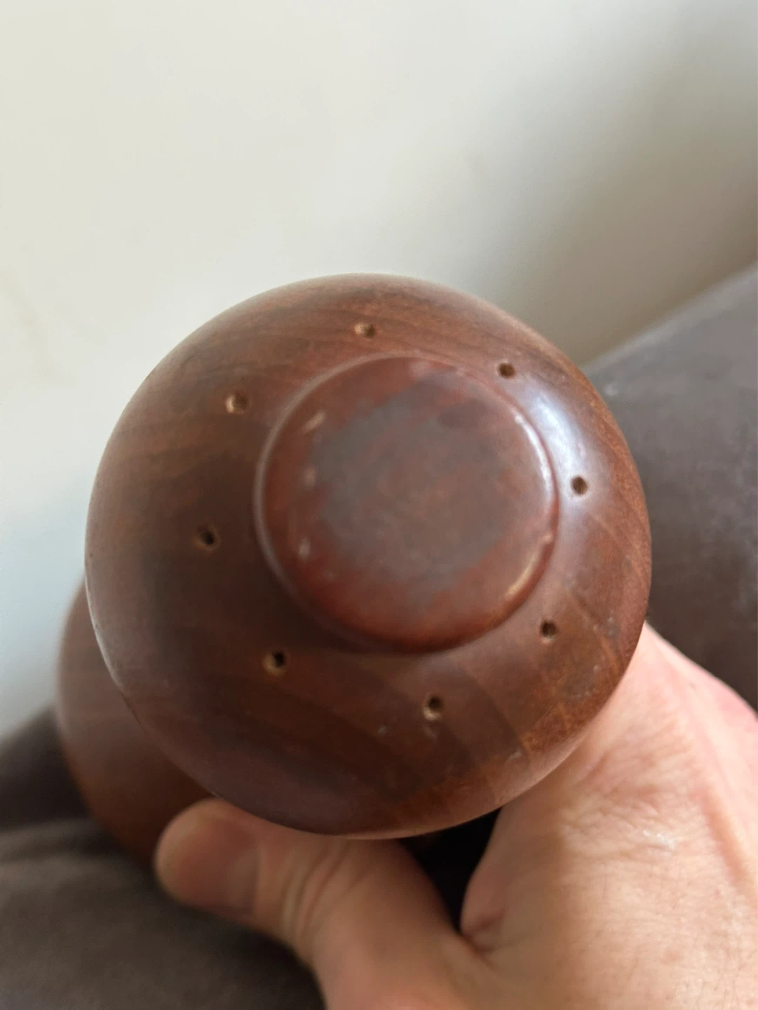 Jens Quistgaard Dansk  teak hourglass salt and pepper mill - photo 4