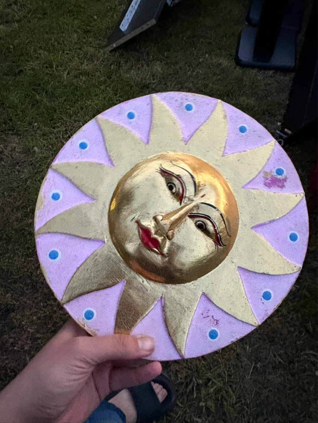 Decorative Sun and Moon Wall Hanging