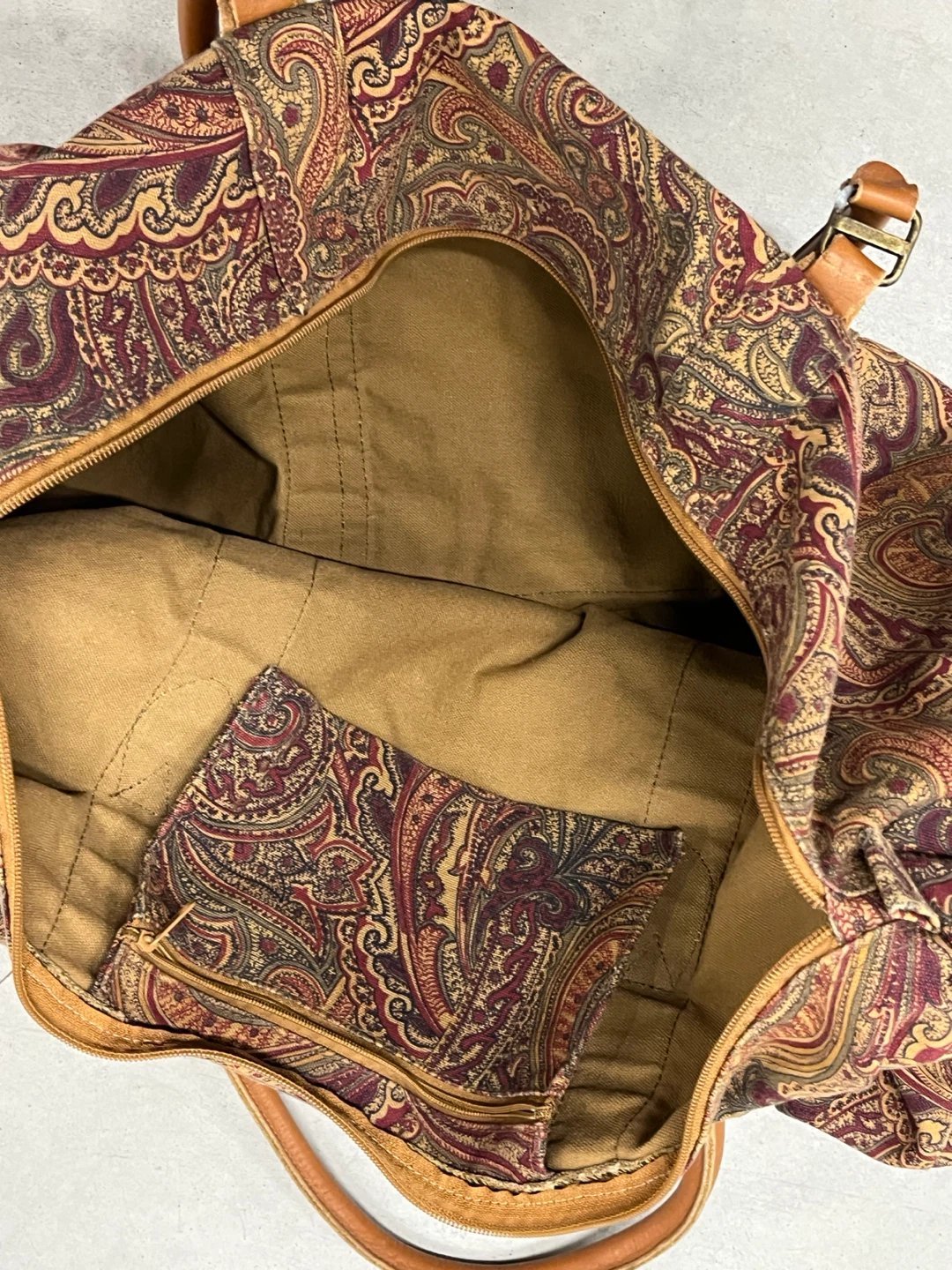 Beechers Brook Paisley Duffle Bag - photo 5