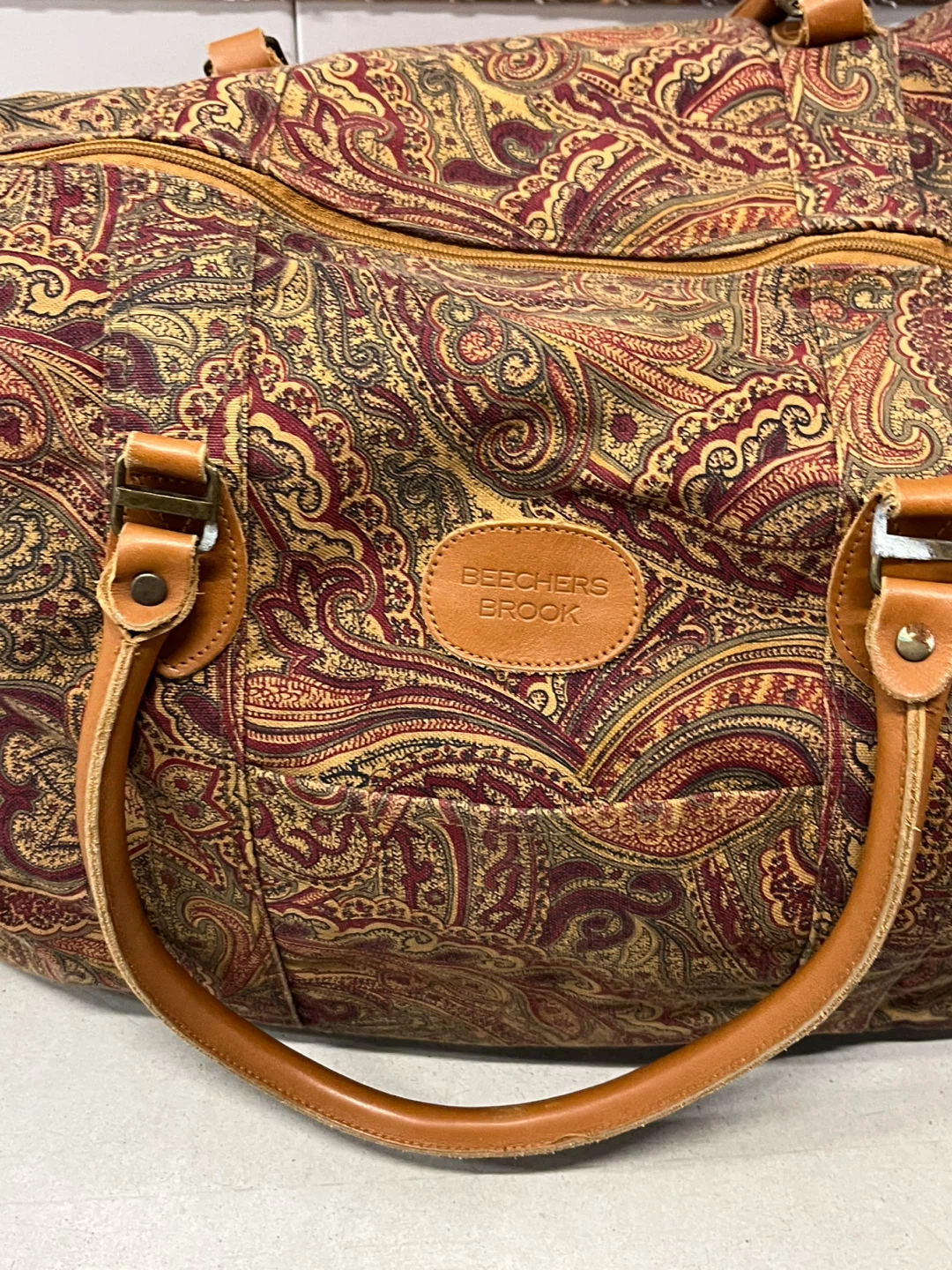 Beechers Brook Paisley Duffle Bag - photo 2
