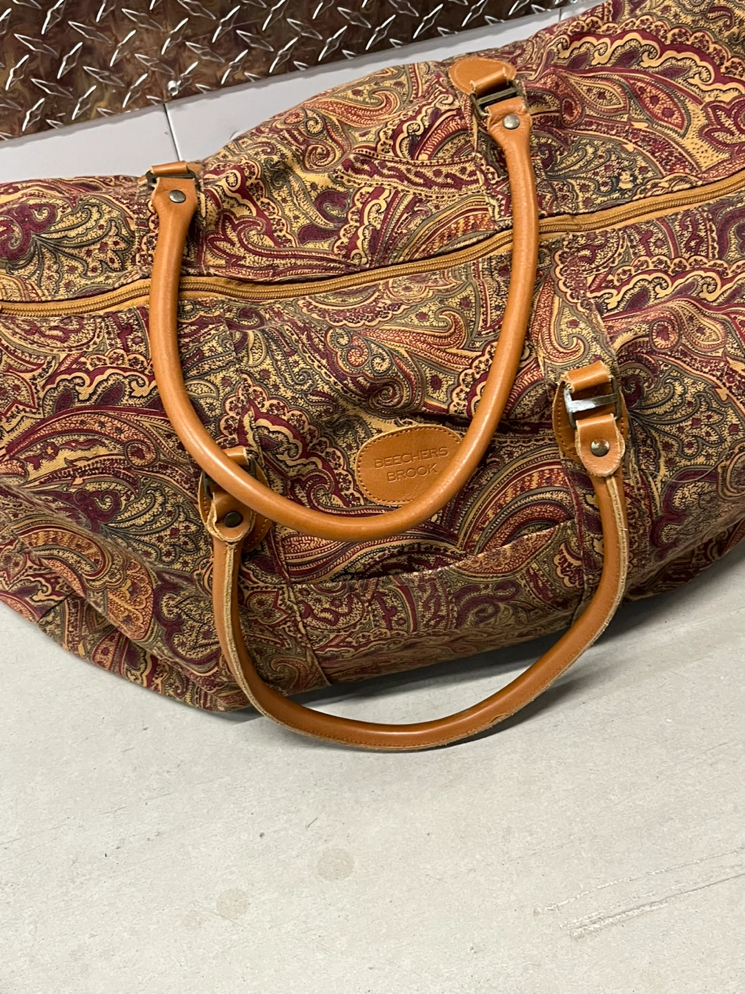 Beechers Brook Paisley Duffle Bag - photo 3