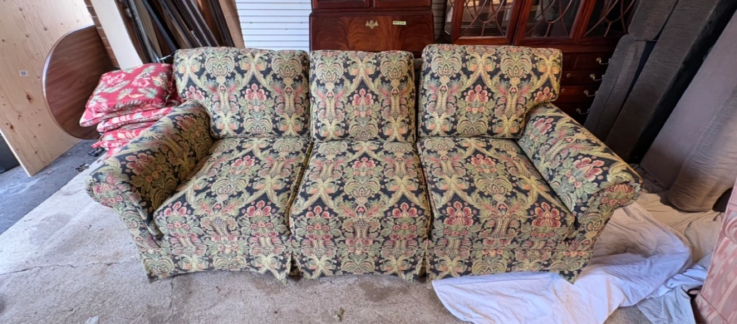 Floral Print Sofa
