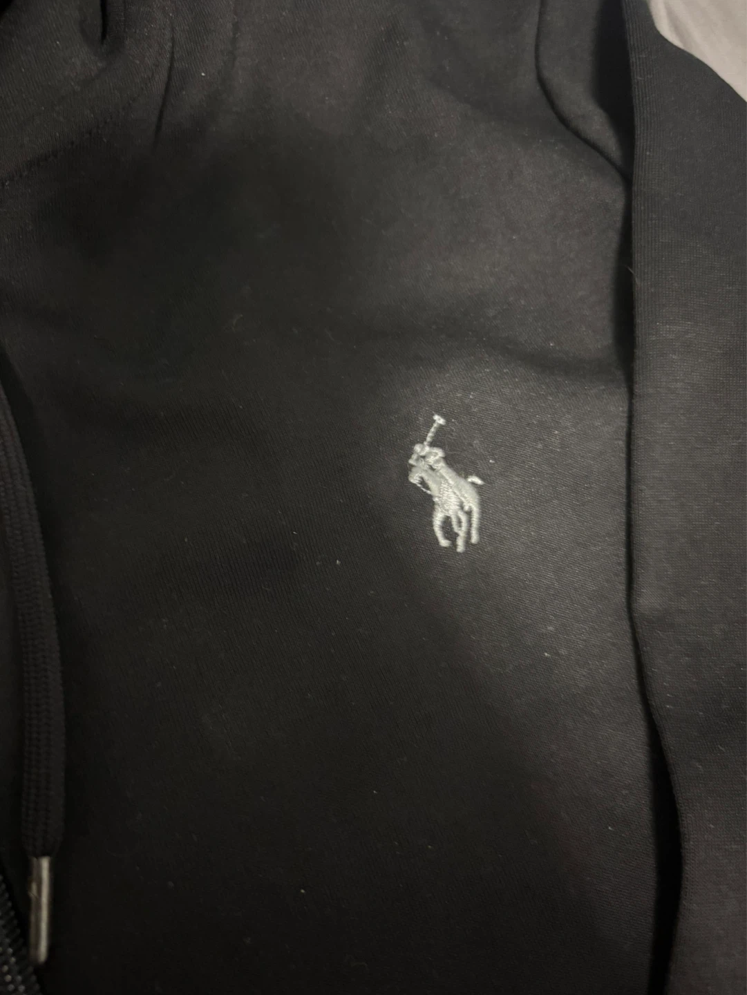 Polo Ralph Lauren Black Zip-Up Hoodie - Size M - photo 2