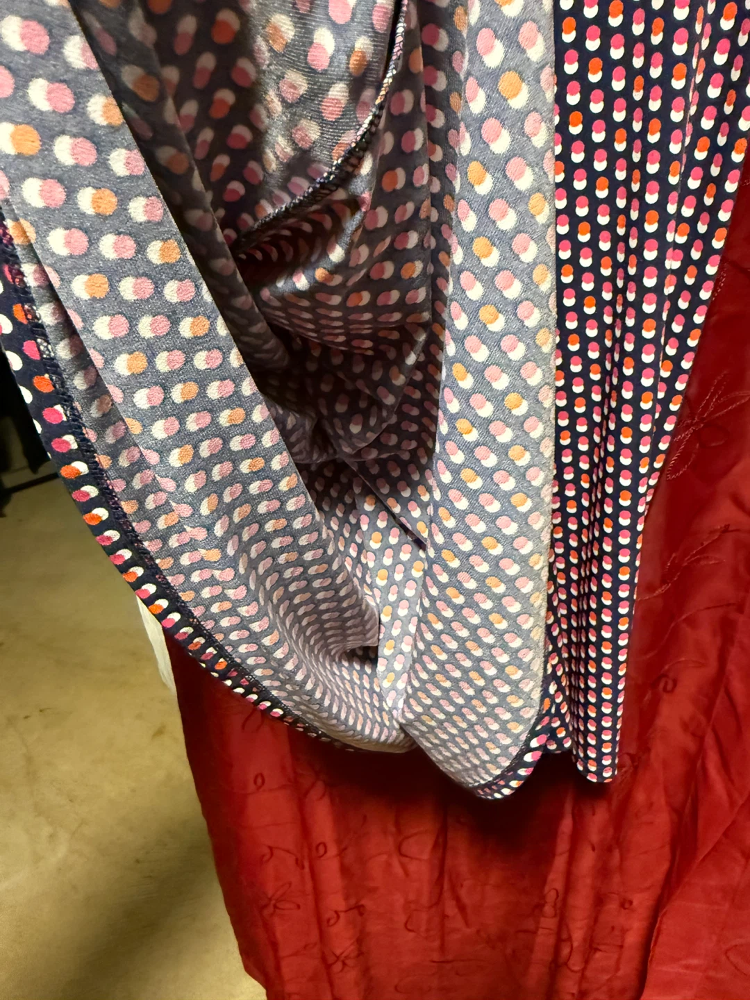 Michael Kors Women's Polka Dot Short Sleeve Dress Size L - photo 4