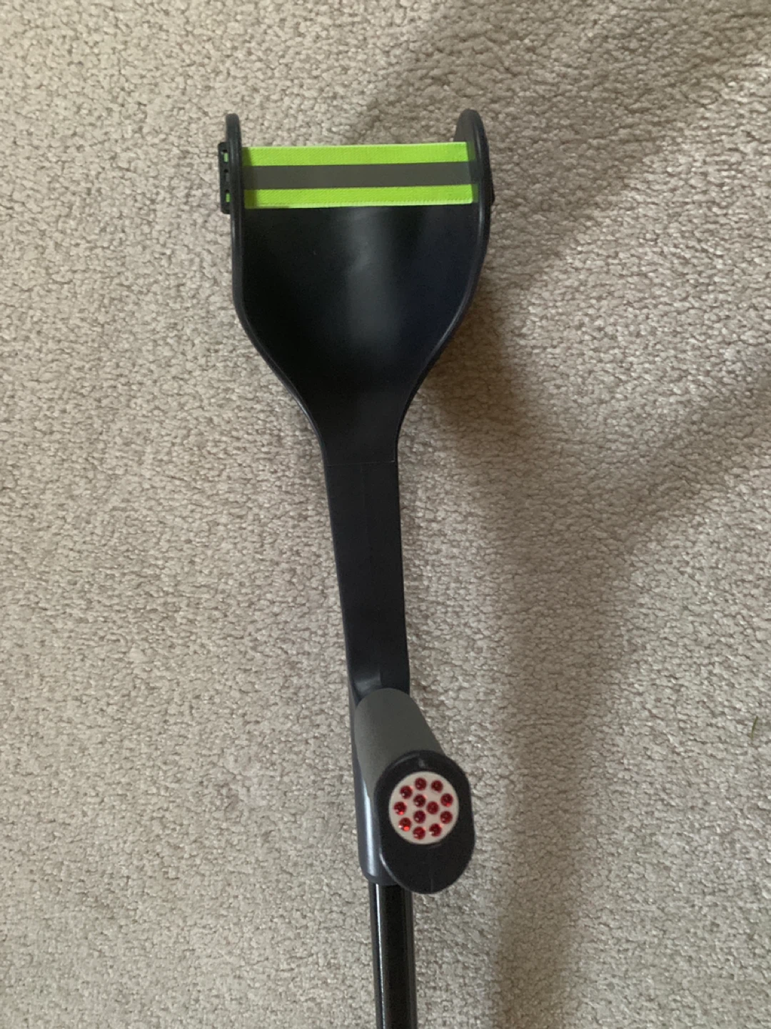Adjustable Forearm Crutches with Orange Tips