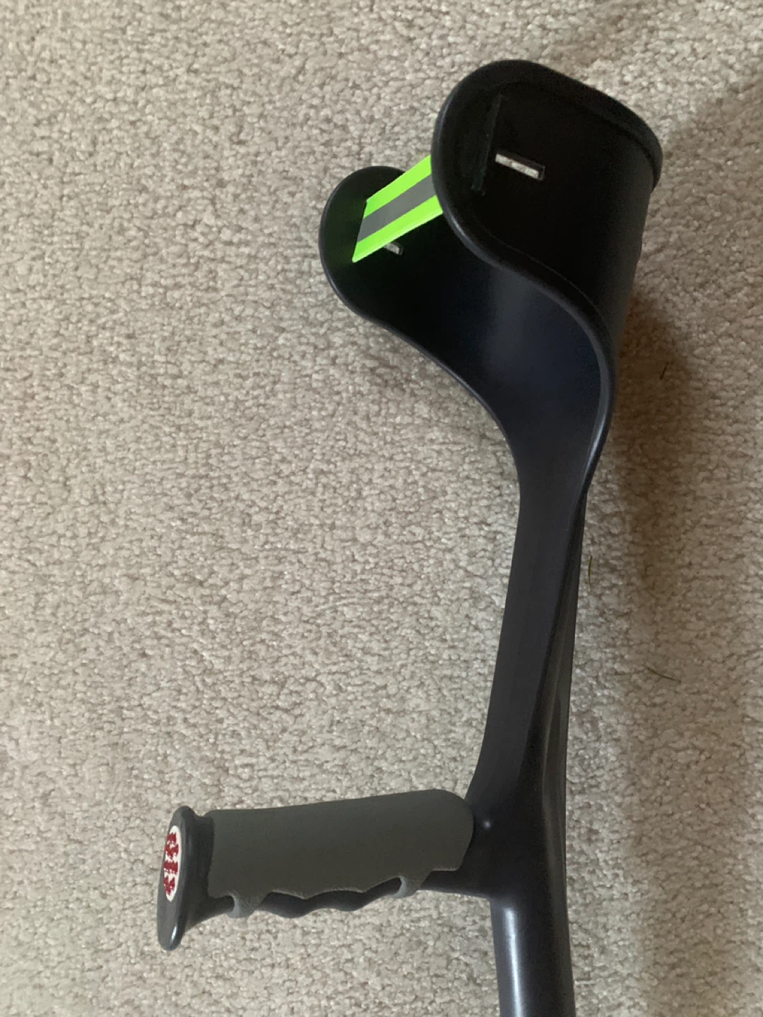 Adjustable Forearm Crutches with Orange Tips - photo 2