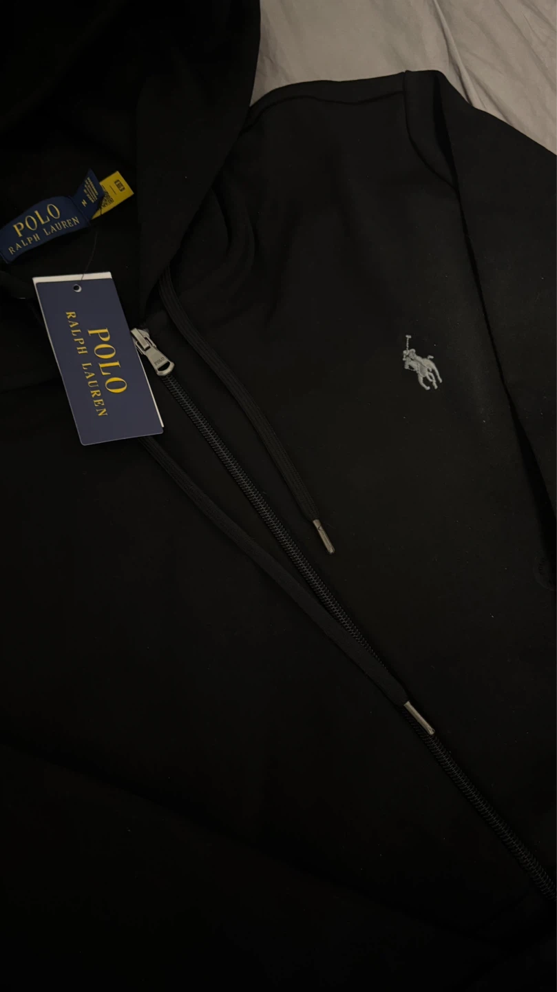 Polo Ralph Lauren Black Hoodie and Shorts Set - photo 3